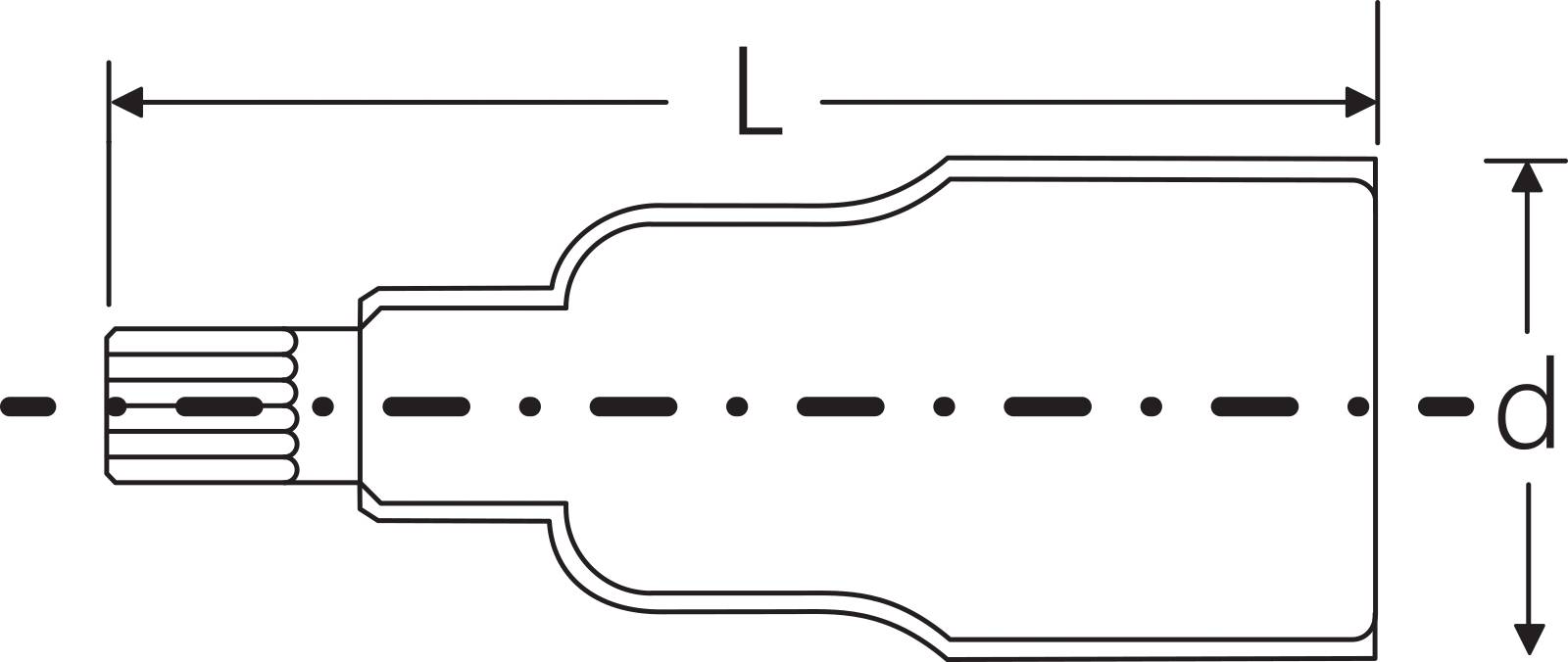3/8" VDE-Schraubendrehereinsätze T40 L.66mm