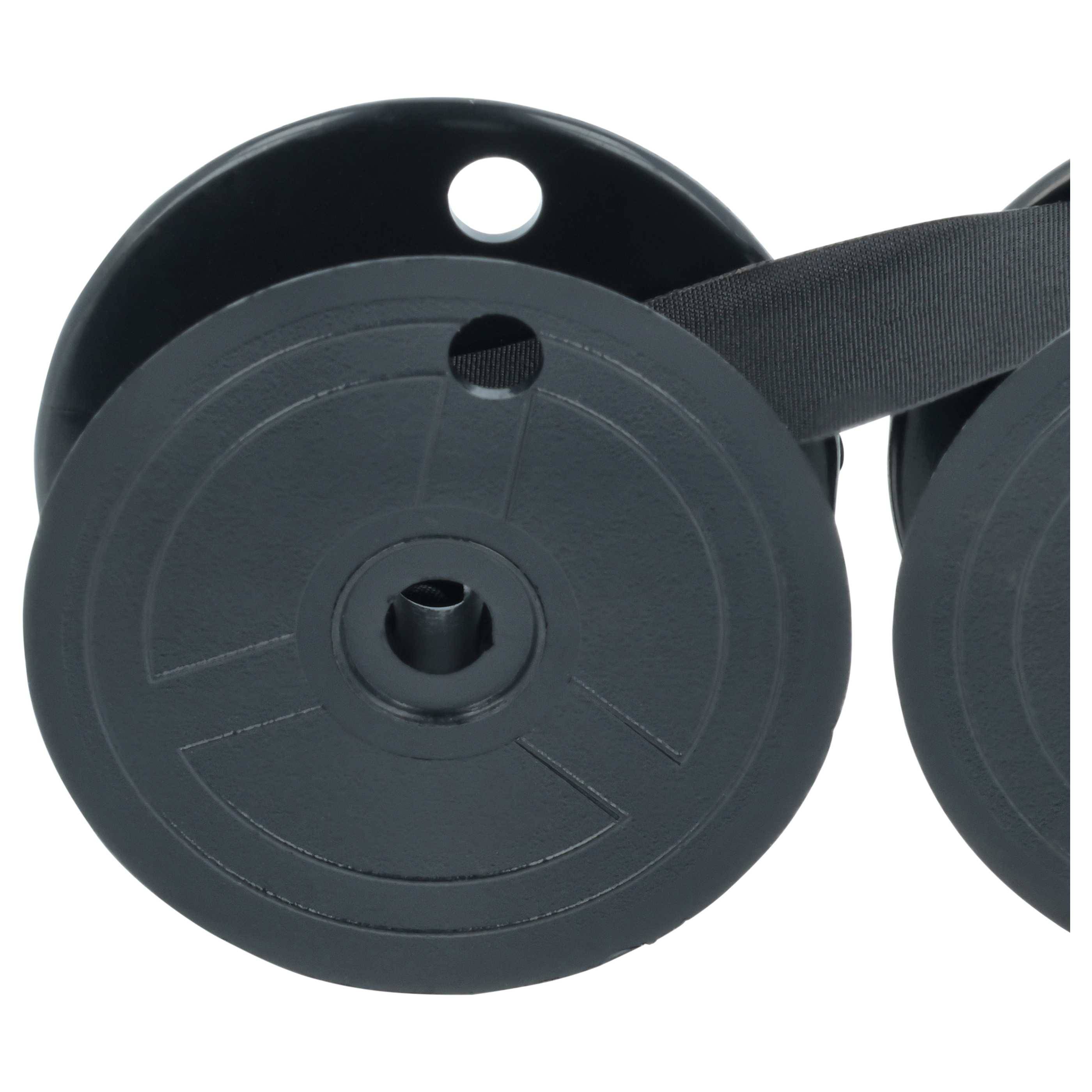 vhbw Farbband Schriftband kompatibel mit Triumph-Adler 1121 PD Carat Schreibmaschine - Schwarz