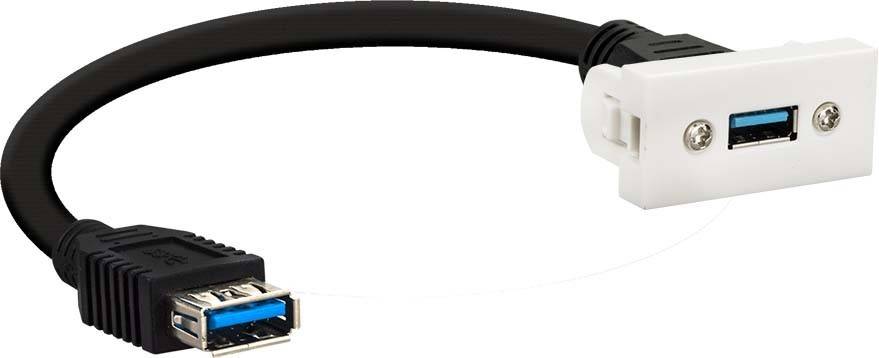 E+P Elektrik Anschlussblende USB 3.0 WDU 30 LOSE