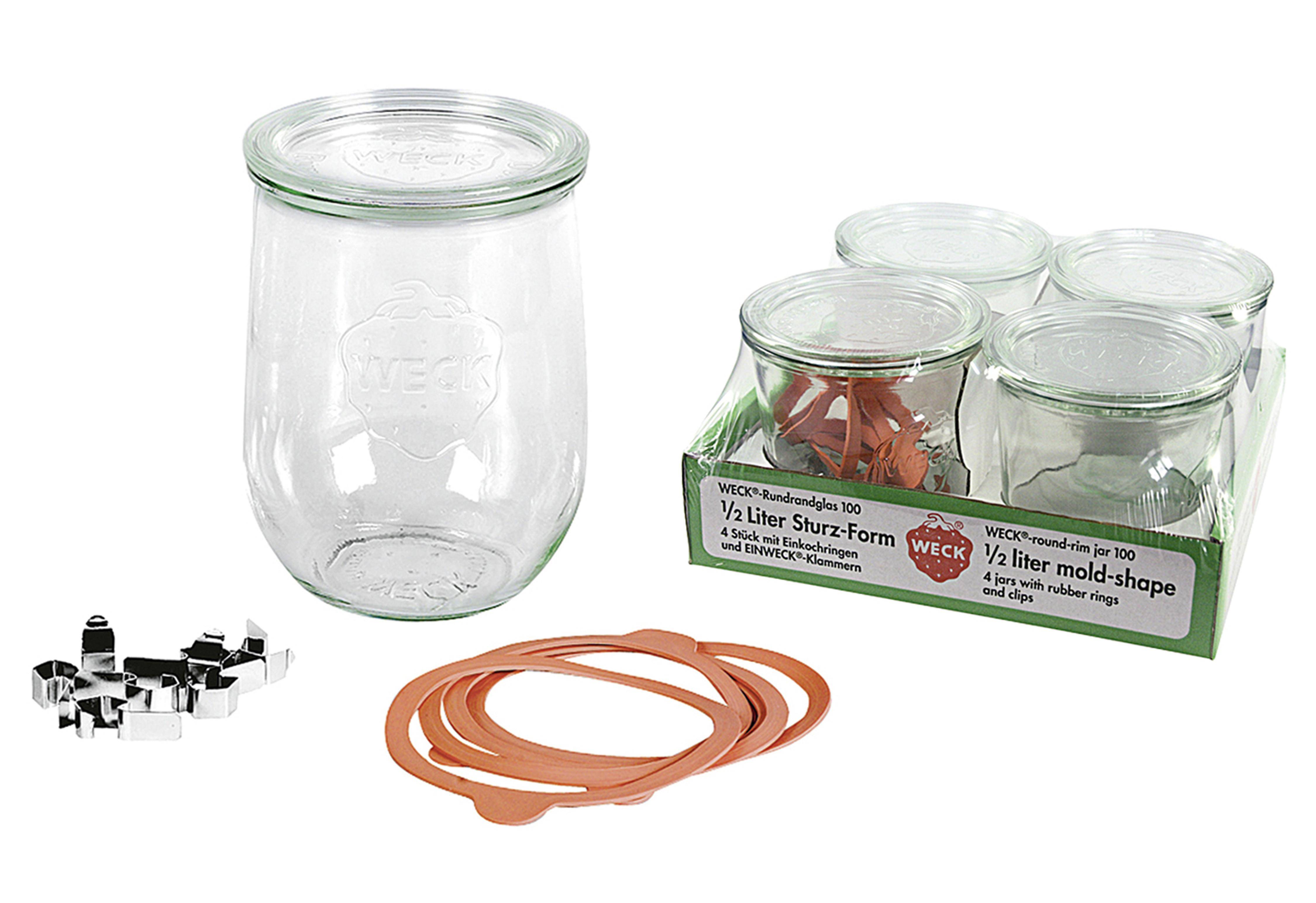 WECK Tray Tulpengläser eingeschweißt 4er Set