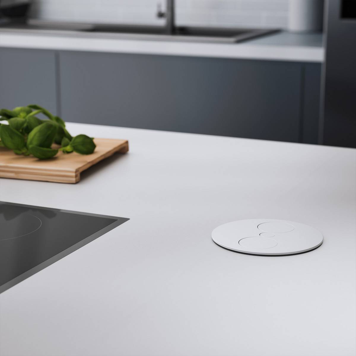 BACHMANN TWIST 2xUTE 2,0m AEH weiss 30GE seidenmatt