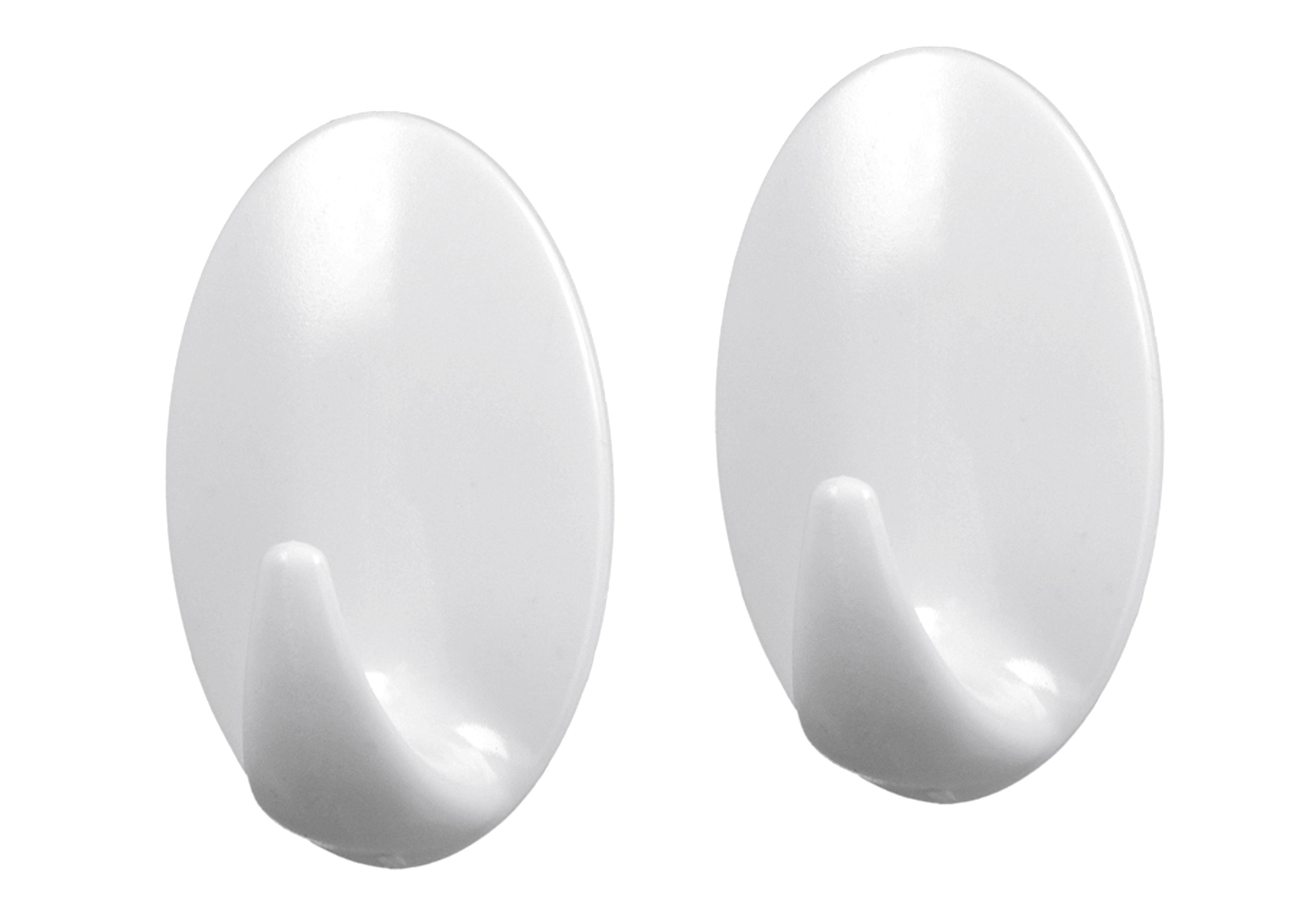 Metaltex Hafthaken Eiform groß 2er Set