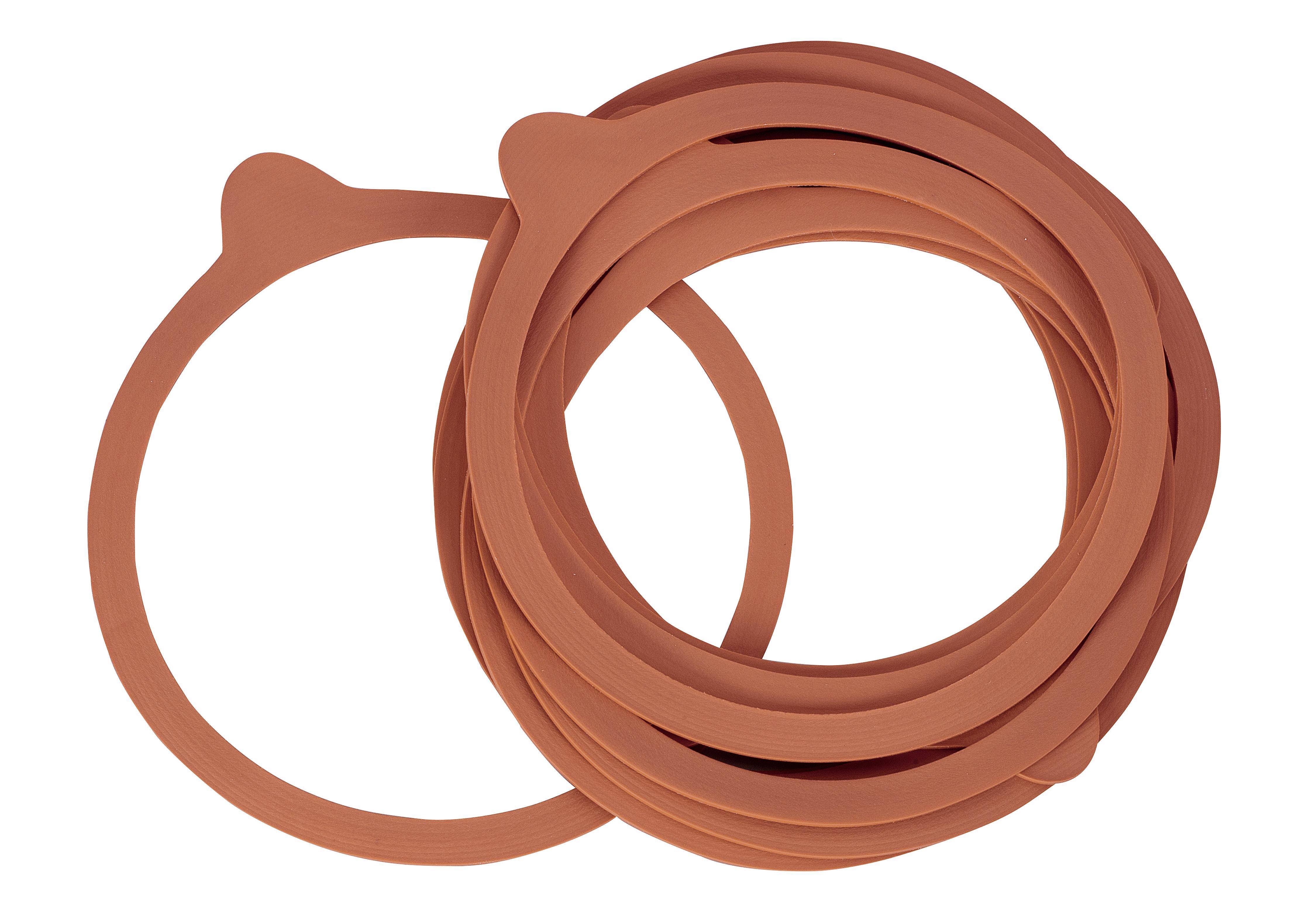 Sänger 10 Einkoch-Gummiringe, 112 x 128 mm