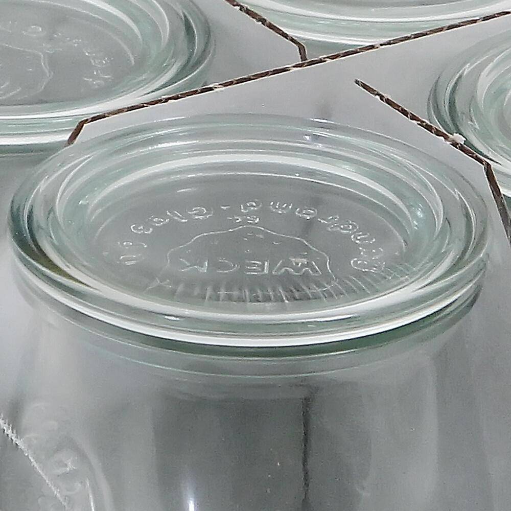 WECK Minitulpenform-Glas 8er-Tray 220 ml mit Ringen und Klammern
