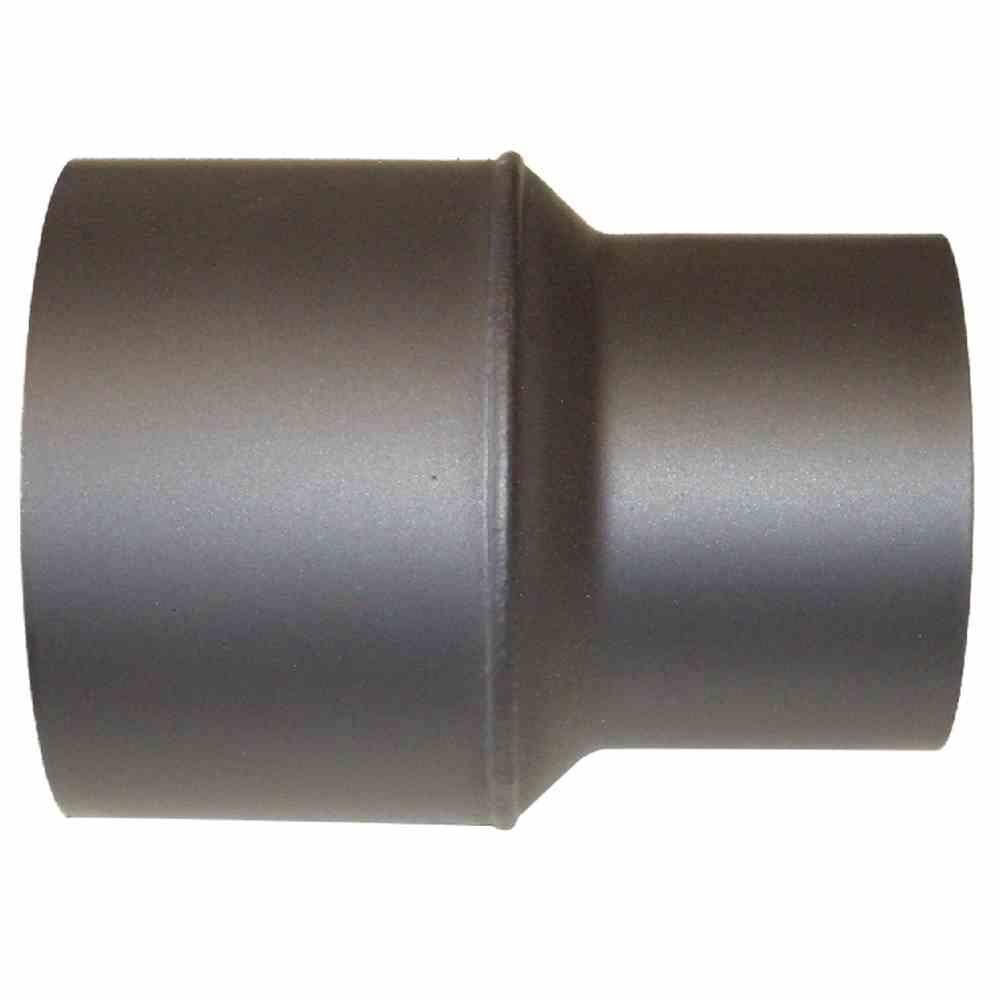 FireFix Reduzierstück Ø 150/120 mm, schwarz Wandstärke 2 mm