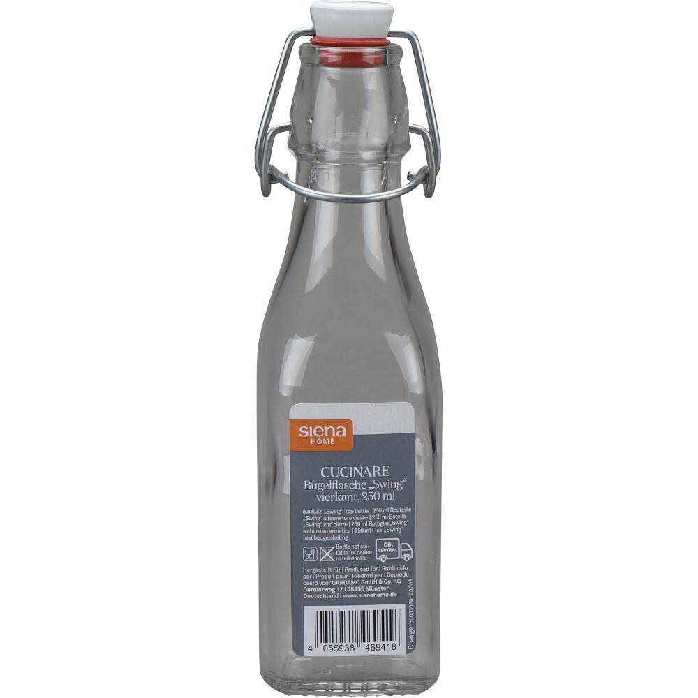 SIENA HOME Bügelflasche "Cucinare" 250 ml vierkant