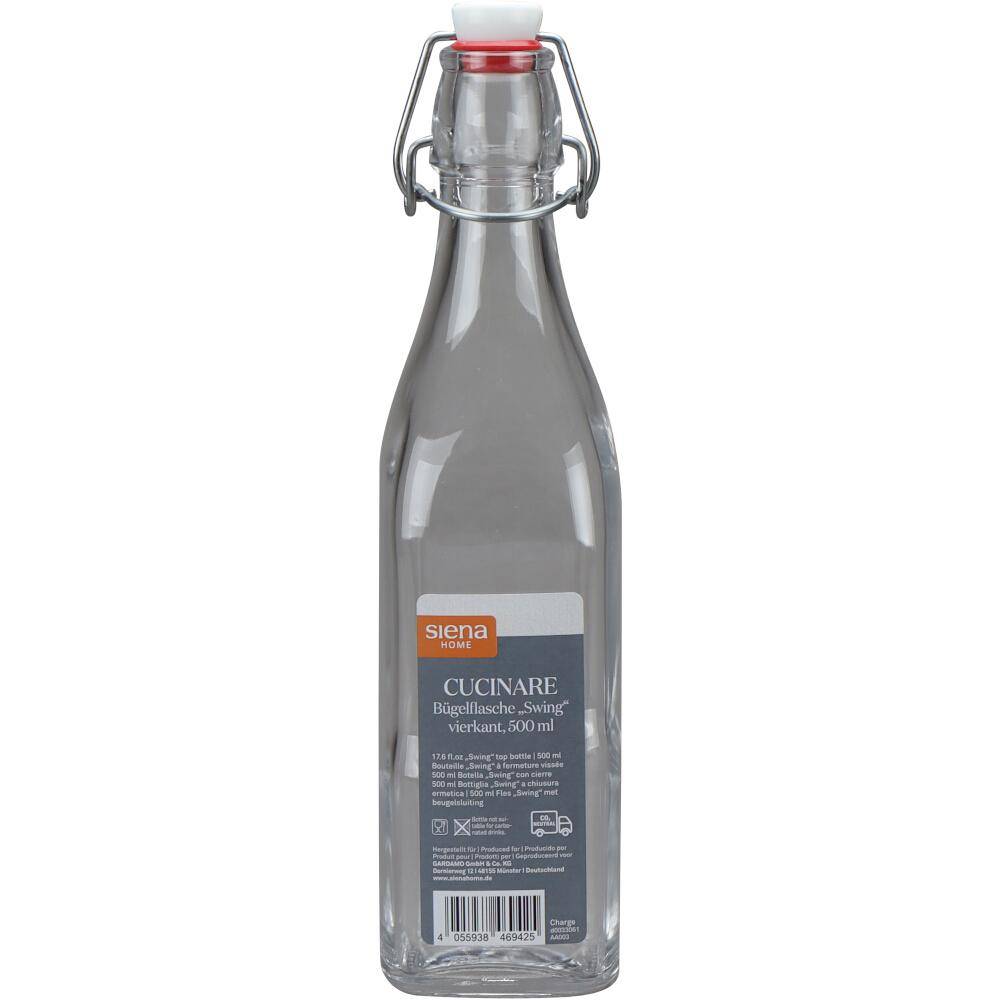 SIENA HOME Bügelflasche "Cucinare" 500 ml vierkant