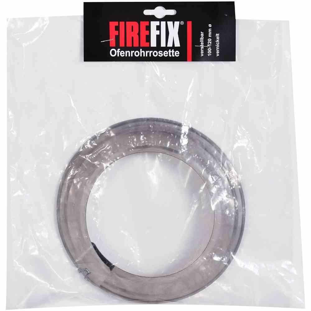 FireFix Mauerrosette FAL Ø 100-120 mm feueraluminiert, verstellbar