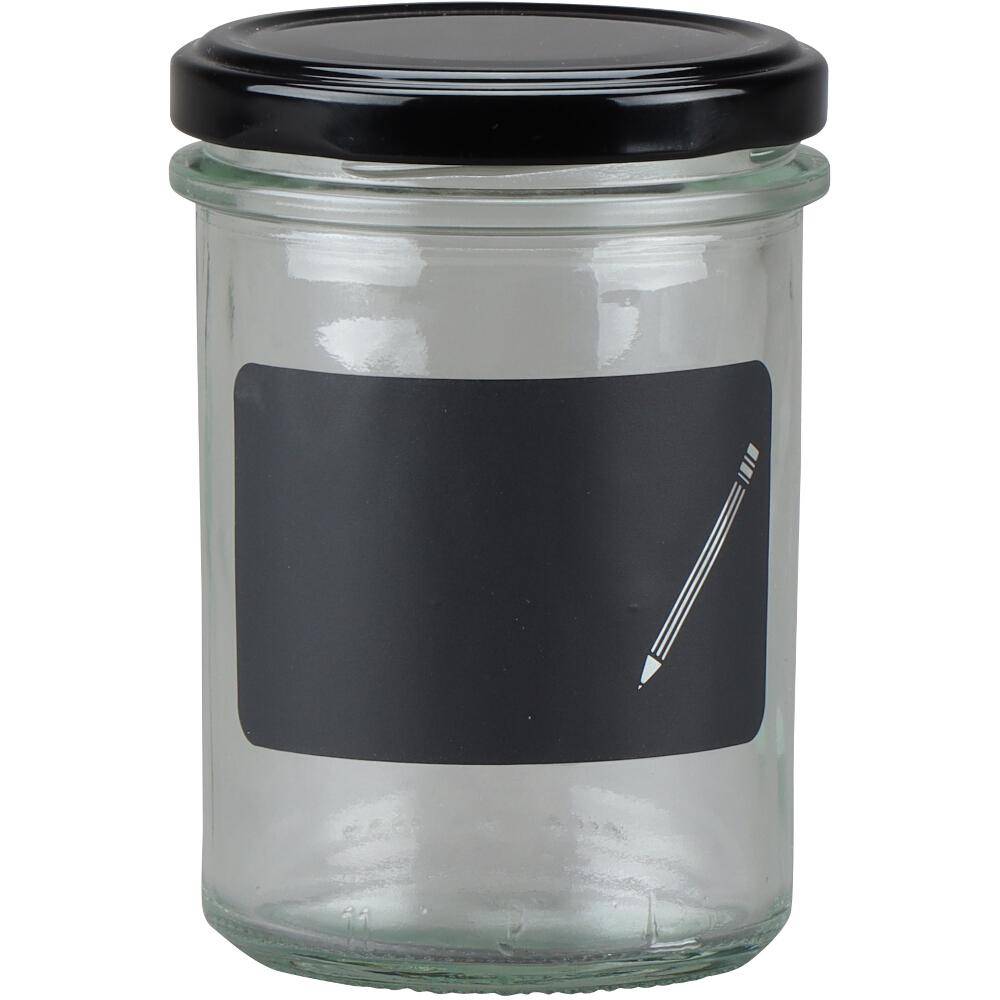 SIENA HOME Sturz-Glas "Cucinare" 230 ml mit Kreidefeld zum Beschriften