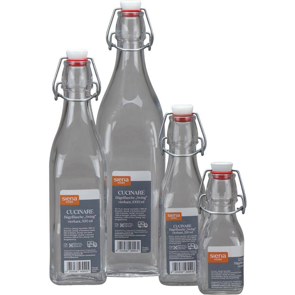 SIENA HOME Bügelflasche "Cucinare" 250 ml vierkant