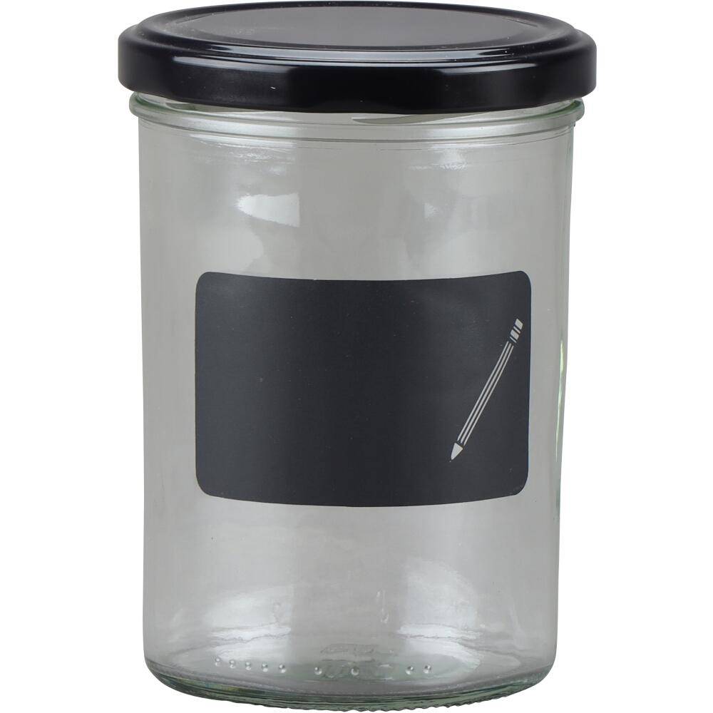 SIENA HOME Sturz-Glas "Cucinare" 440 ml mit Kreidefeld zum Beschriften