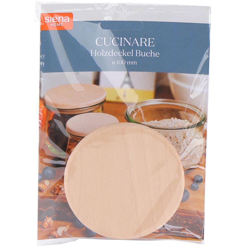 SIENA HOME Holzdeckel "Cucinare" 60 mm Weck, Buche mit Silikonring