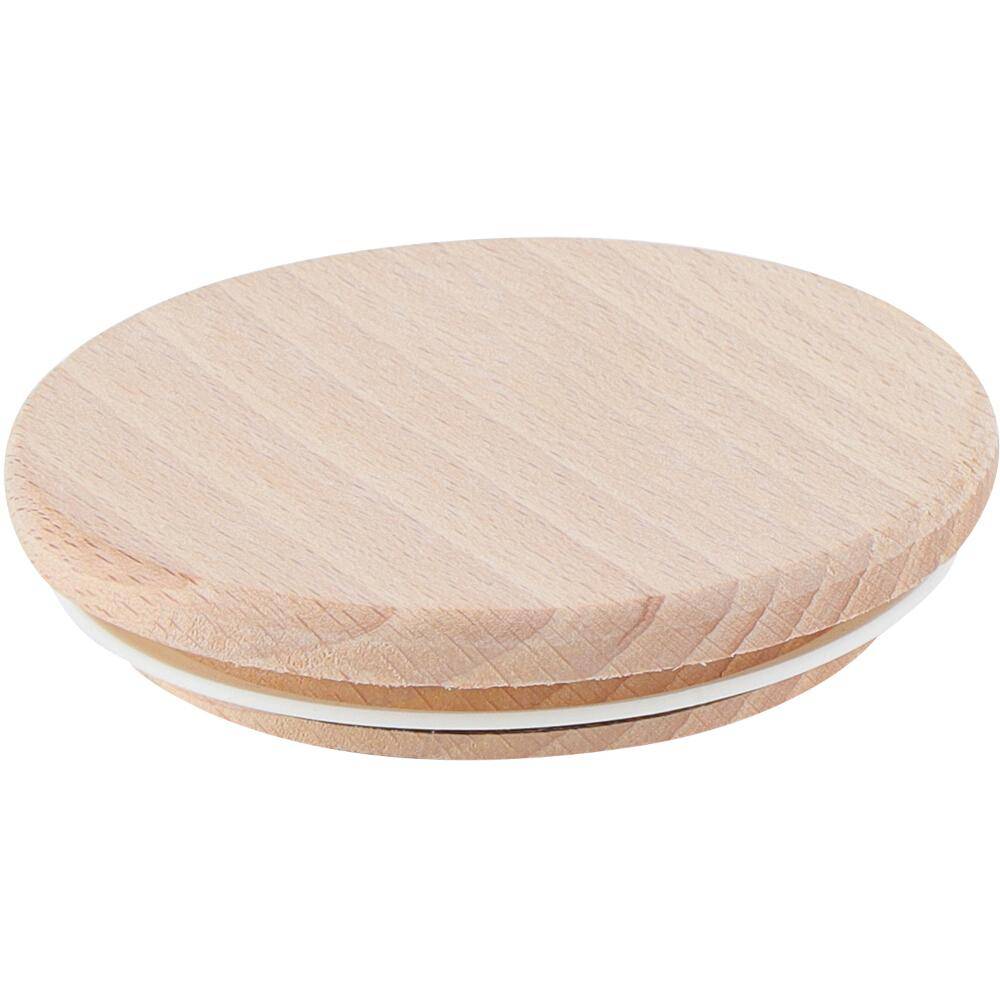 SIENA HOME Holzdeckel "Cucinare" 60 mm Weck, Buche mit Silikonring