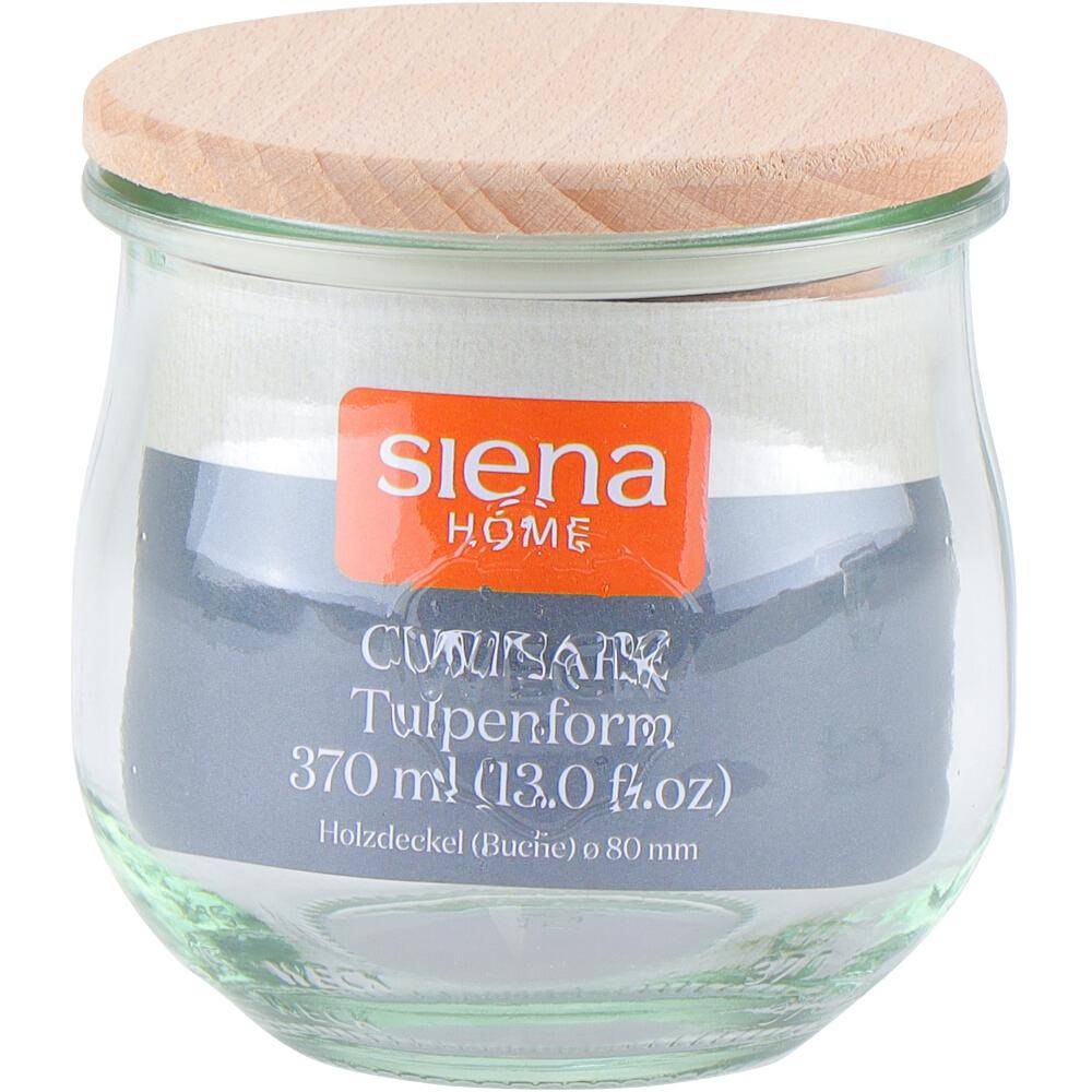 SIENA HOME Tulpe-Glas "Cucinare" HD 370 ml Weck-Glas,