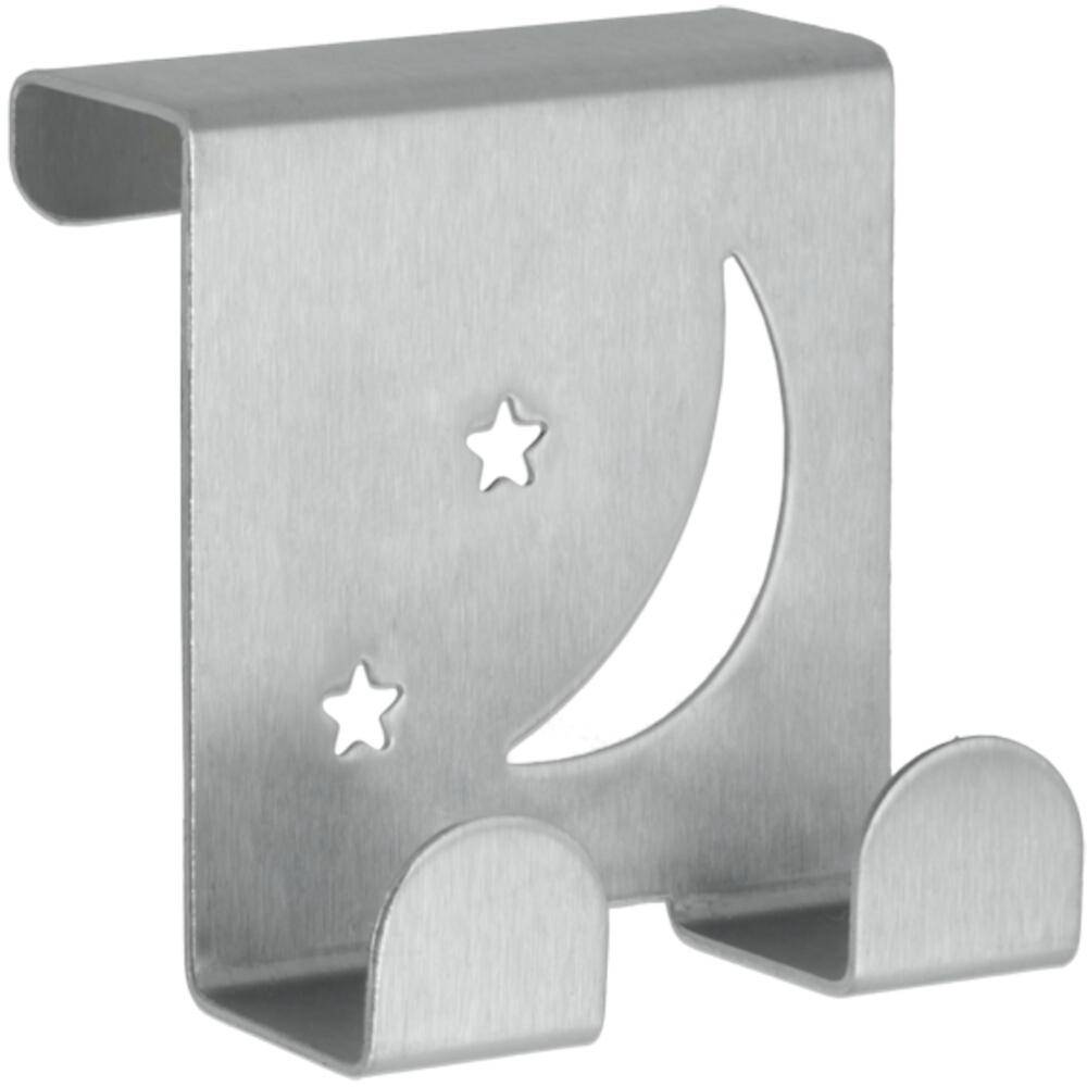 Metaltex Türdoppelhaken Dekor Edelstahl