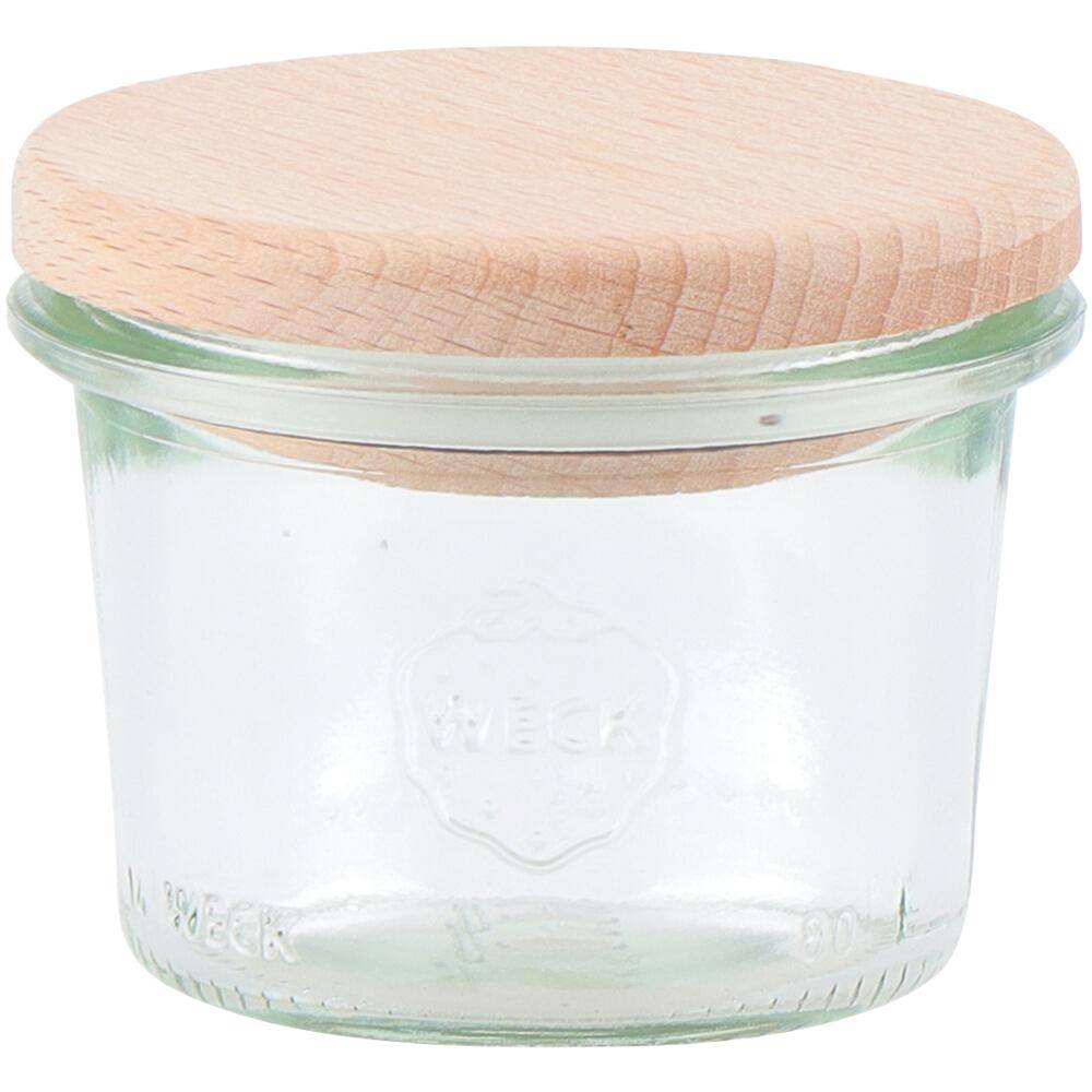 SIENA HOME Sturz-Glas "Cucinare" RR80 Weck-Glas 80 ml,