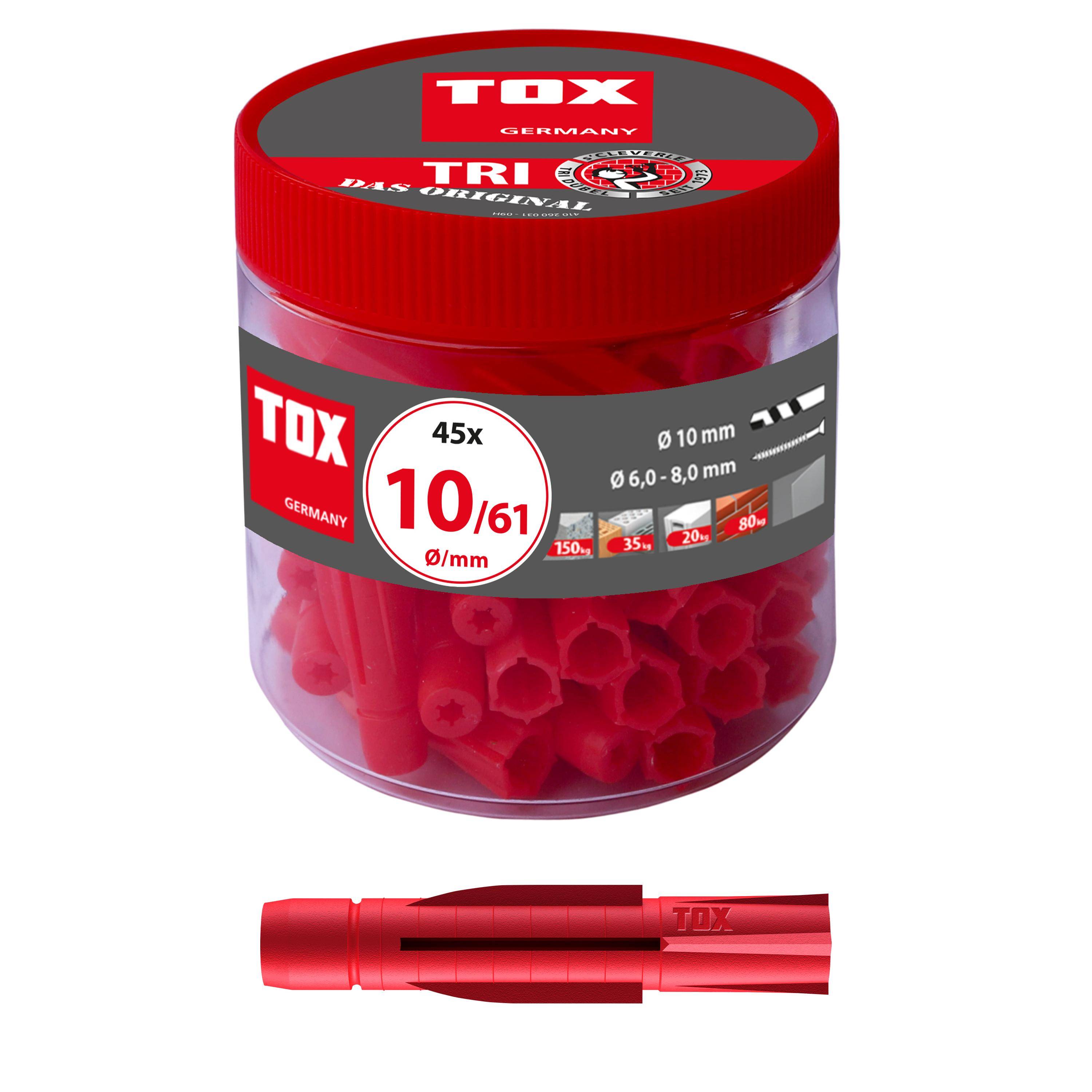 TOX Allzweckdbel Tri 10x61 mm in Runddose