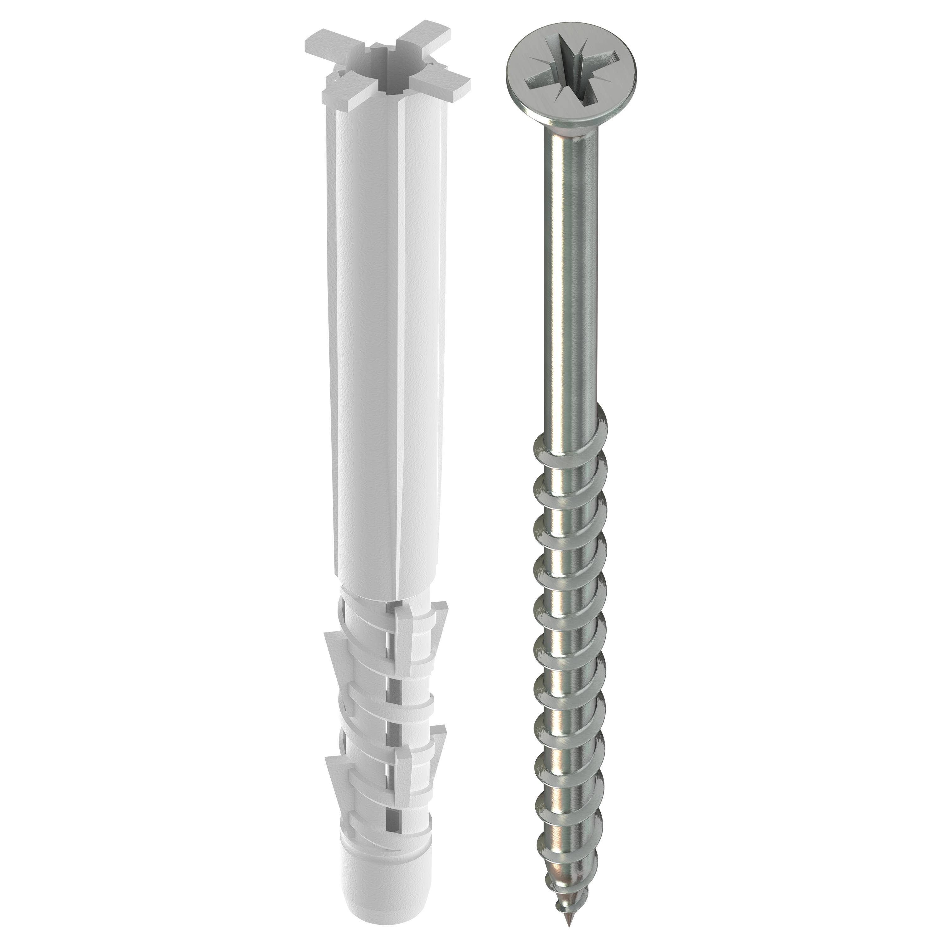 TOX Allzweck-Rahmendübel Tetrafix XL 6x65 mm + Schraube