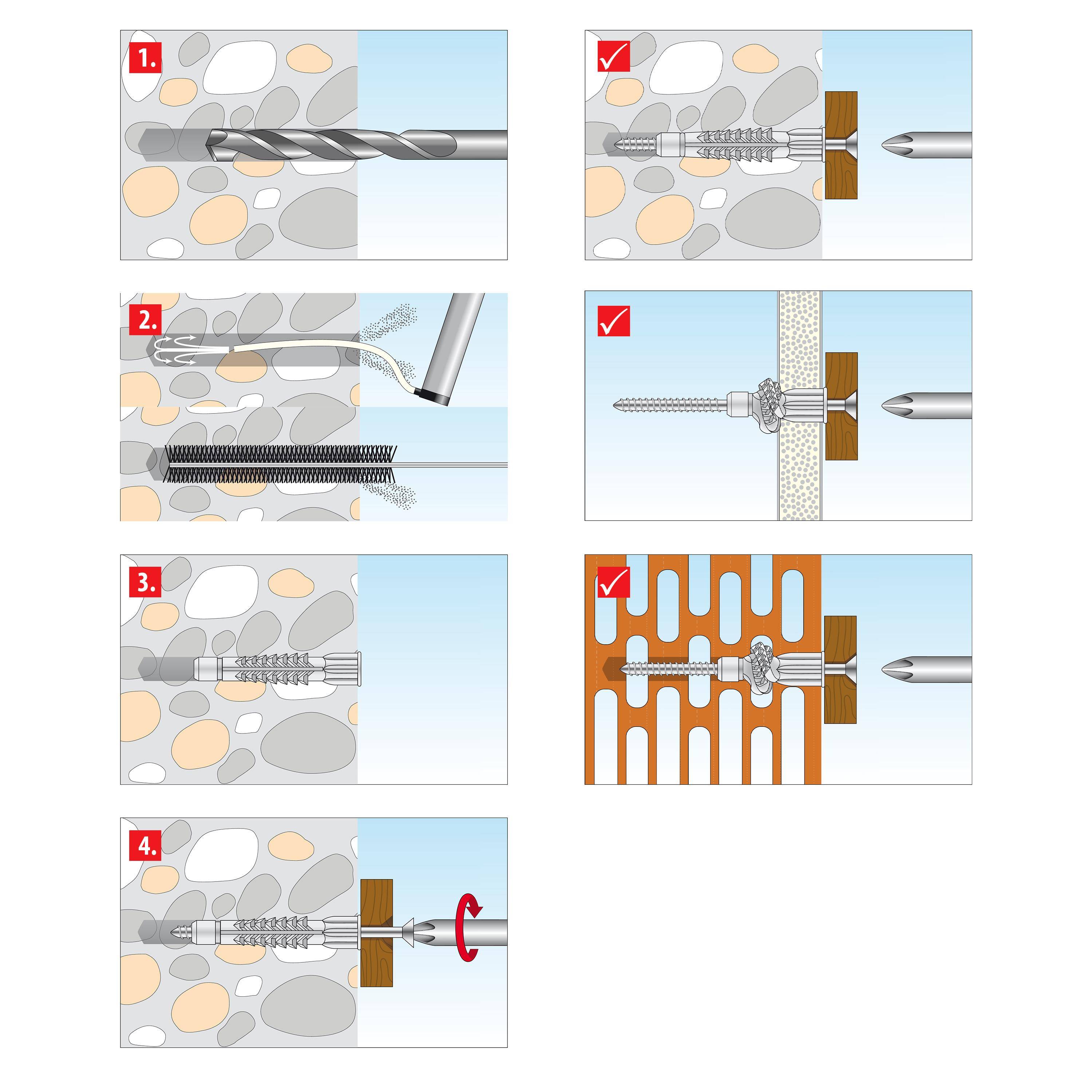 TOX Allzweckdübel Deco 10x66 mm
