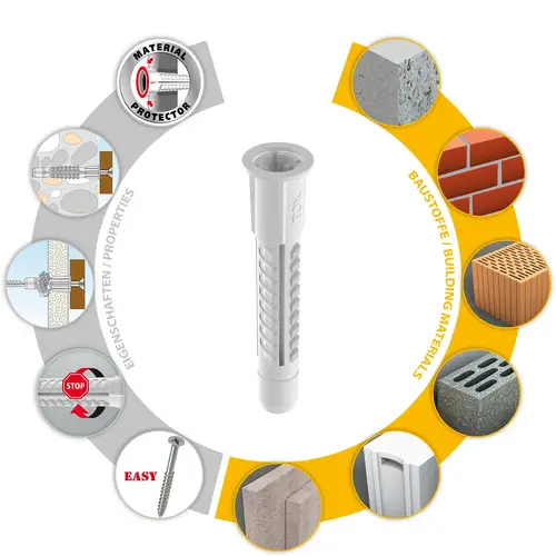 TOX Allzweckdübel Deco 5x25 mm TOX Allzweckdübel Deco 5x25 mm