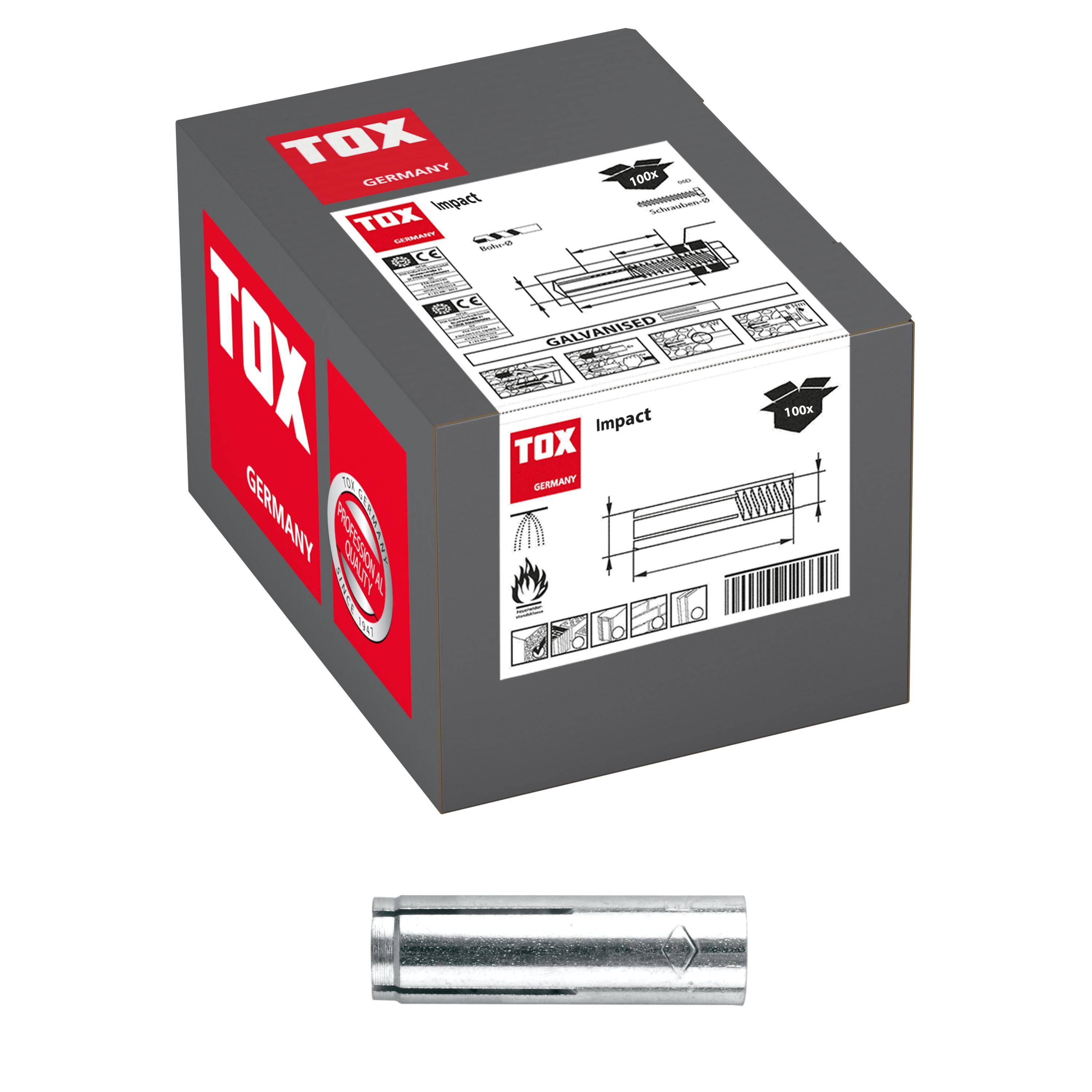 TOX Einschlaganker Impact A4 M6x30 mm