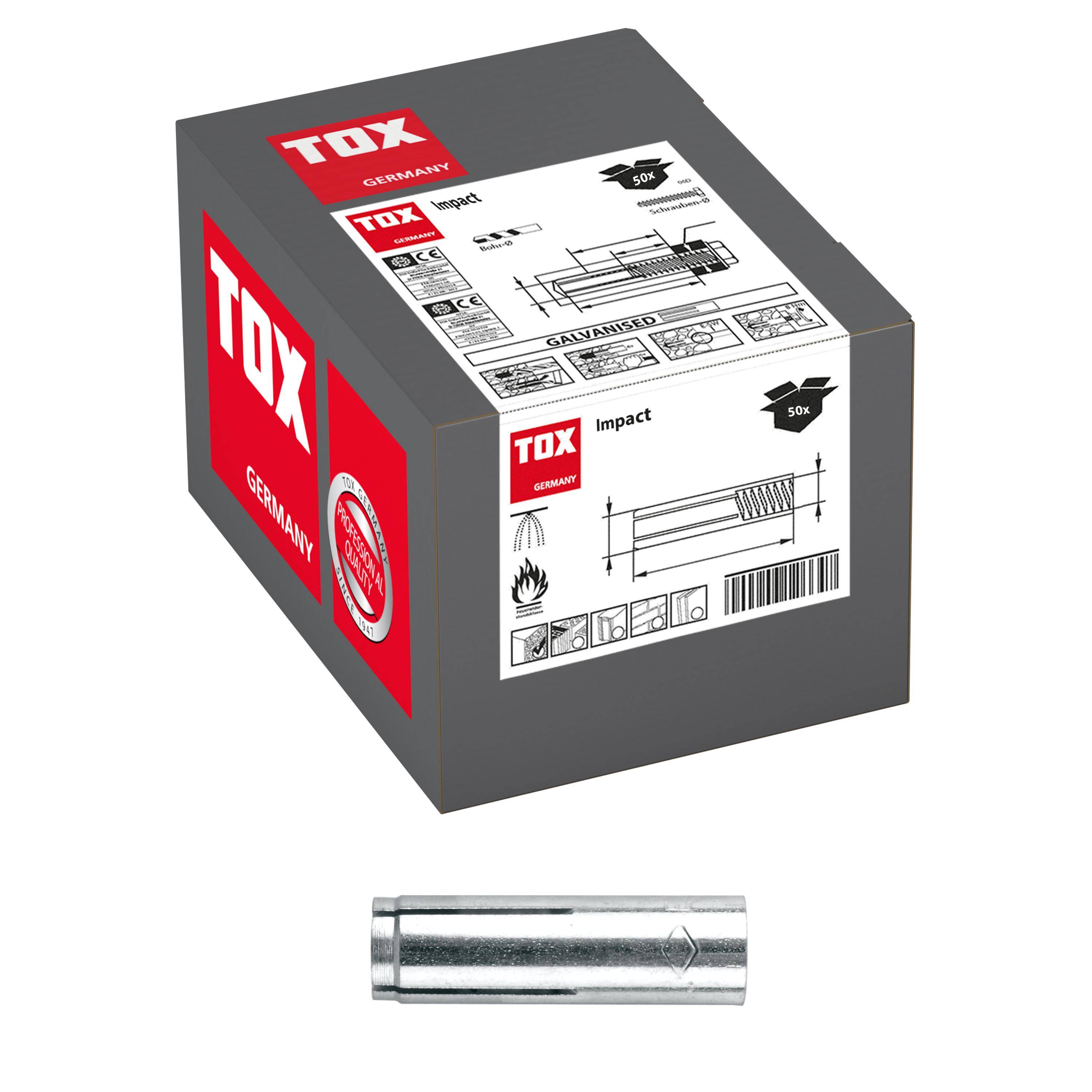 TOX Einschlaganker Impact A4 M12x50 mm