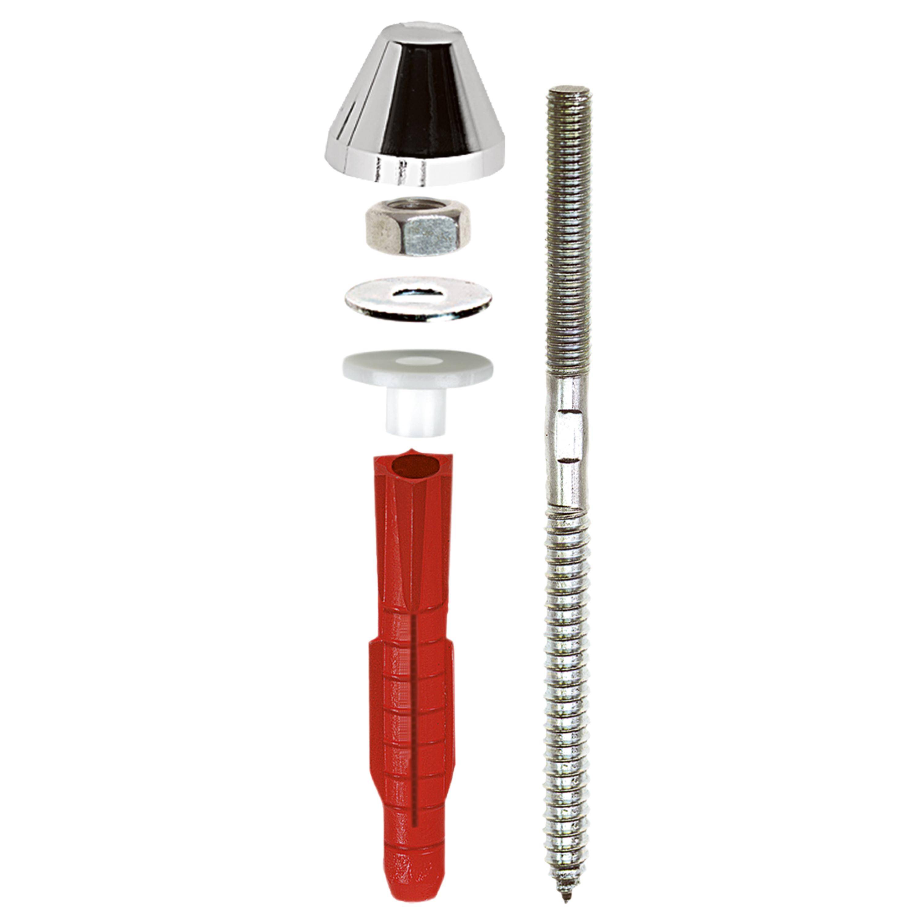 TOX Urinal- & Waschtischbefestigung Piss-Fix XL M10 chrom