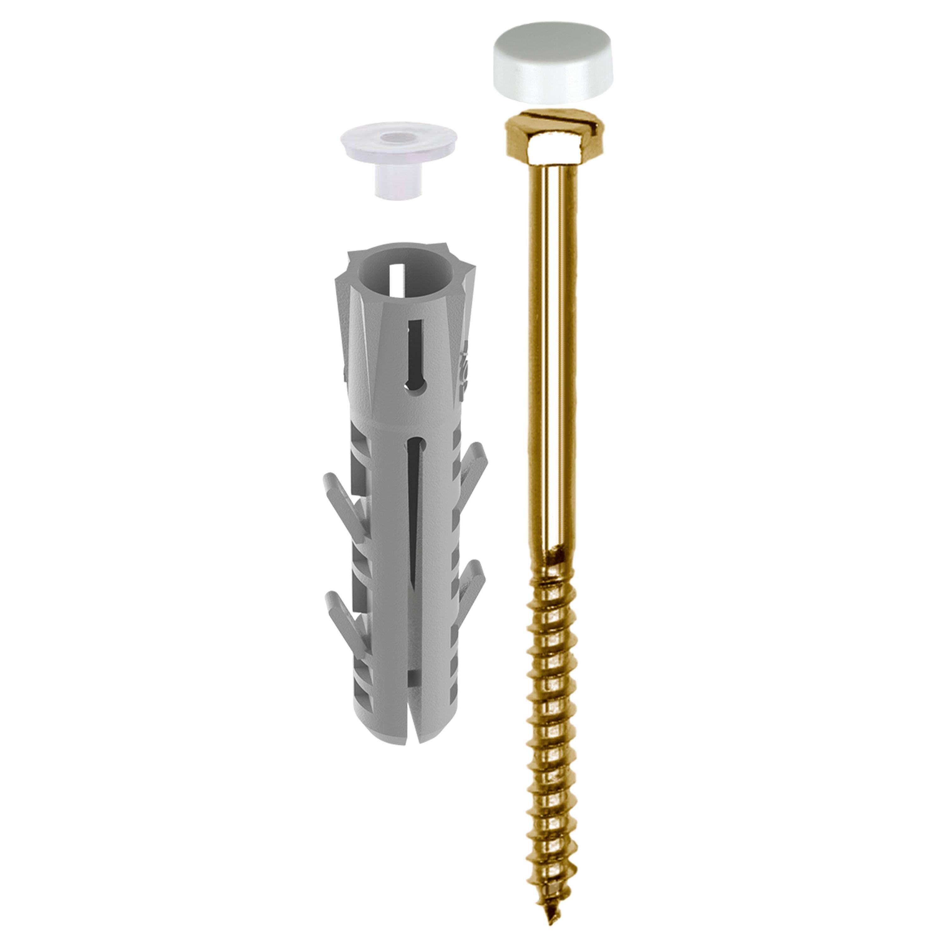 TOX Stand-WC-Befestigung Toilet weiß