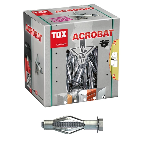 TOX Metall-Hohlraumdübel Acrobat M8x55 mm TOX Metall-Hohlraumdübel Acrobat M8x55 mm