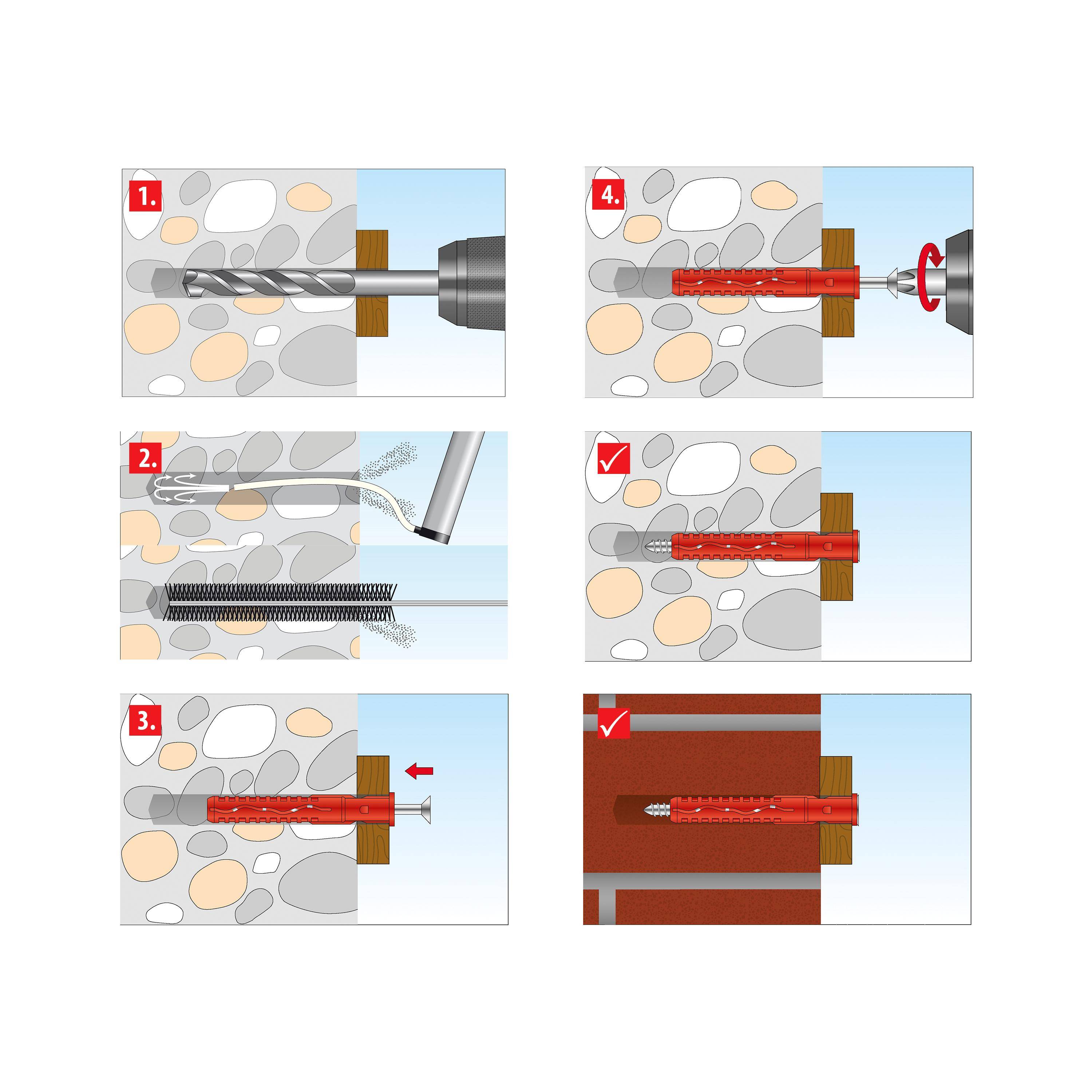 TOX Fassad Rahmendübel Fassad SK 10 x 220 mm