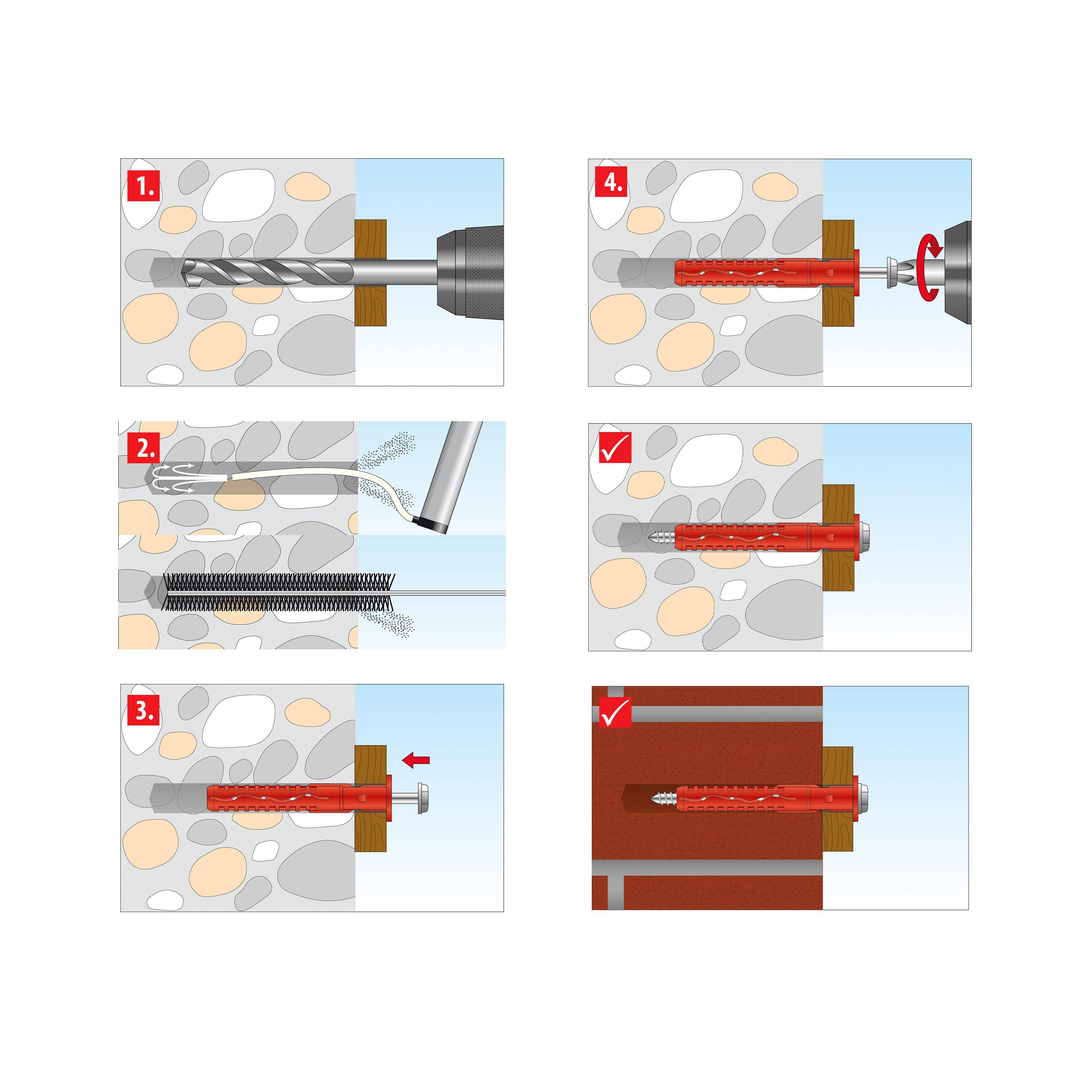 TOX Rahmendübel Fassad XL 14x320 mm