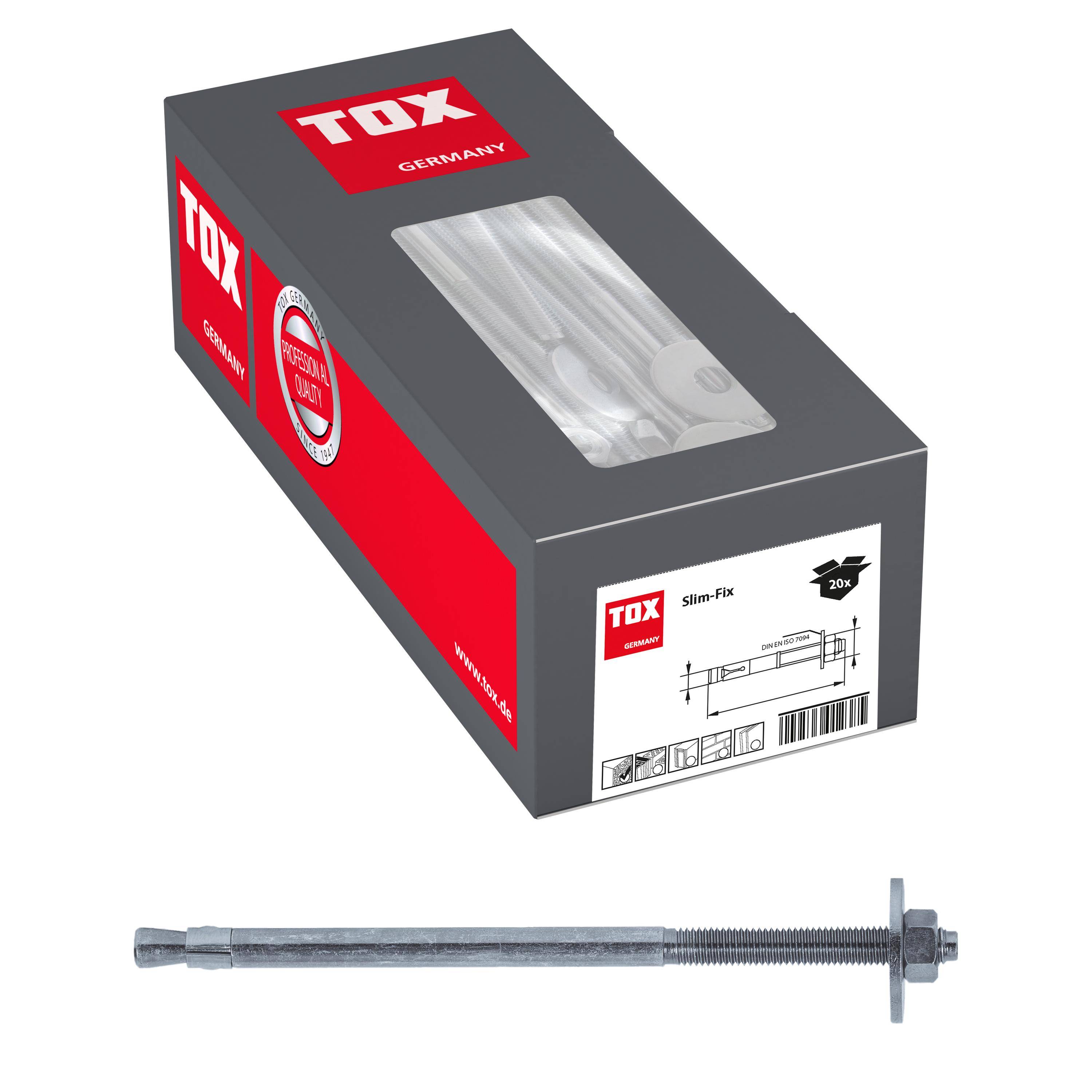 TOX Bolzenanker Slim Fix M12x255/161+176 mm