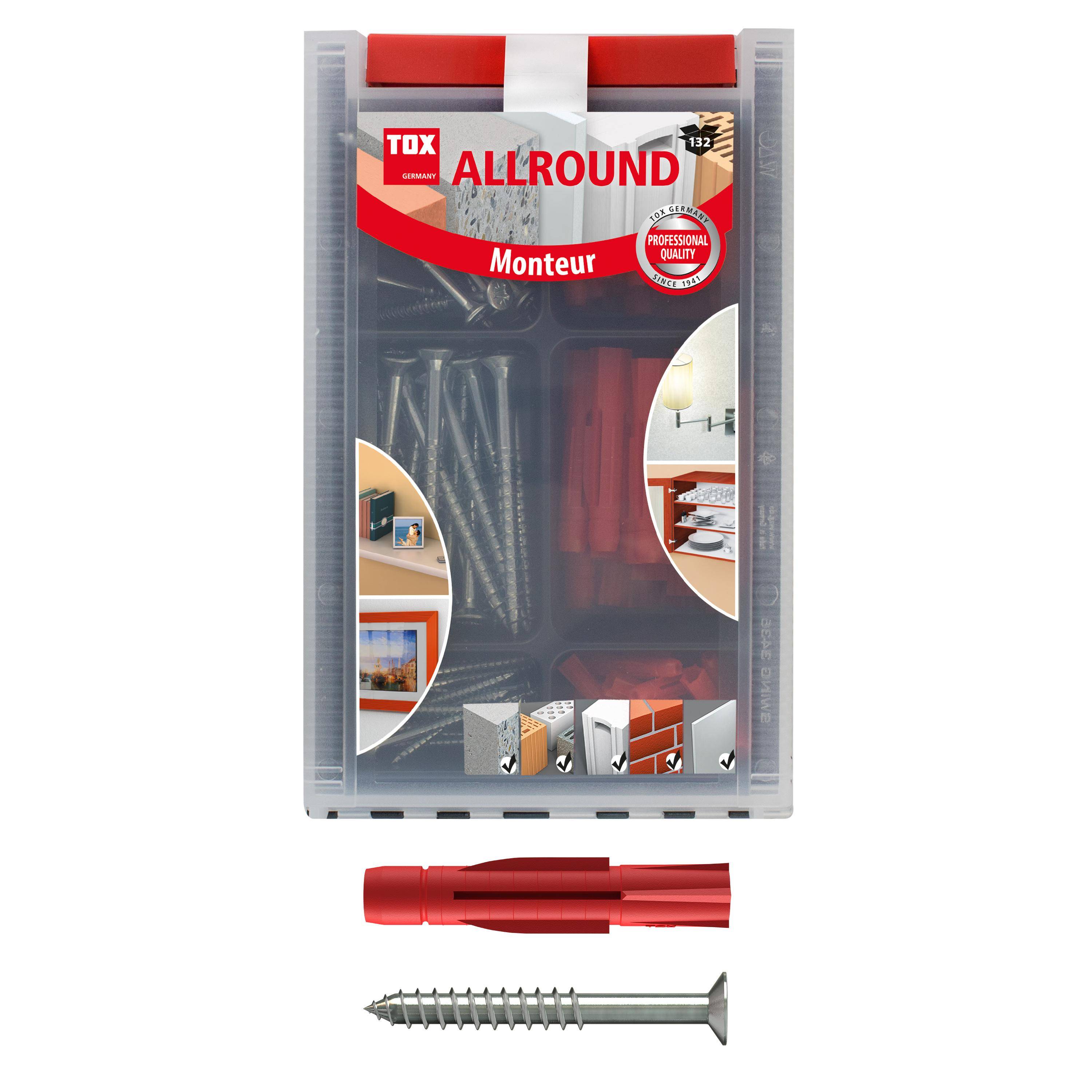 TOX Standard-Sortiment Monteur Allround 132 tlg.