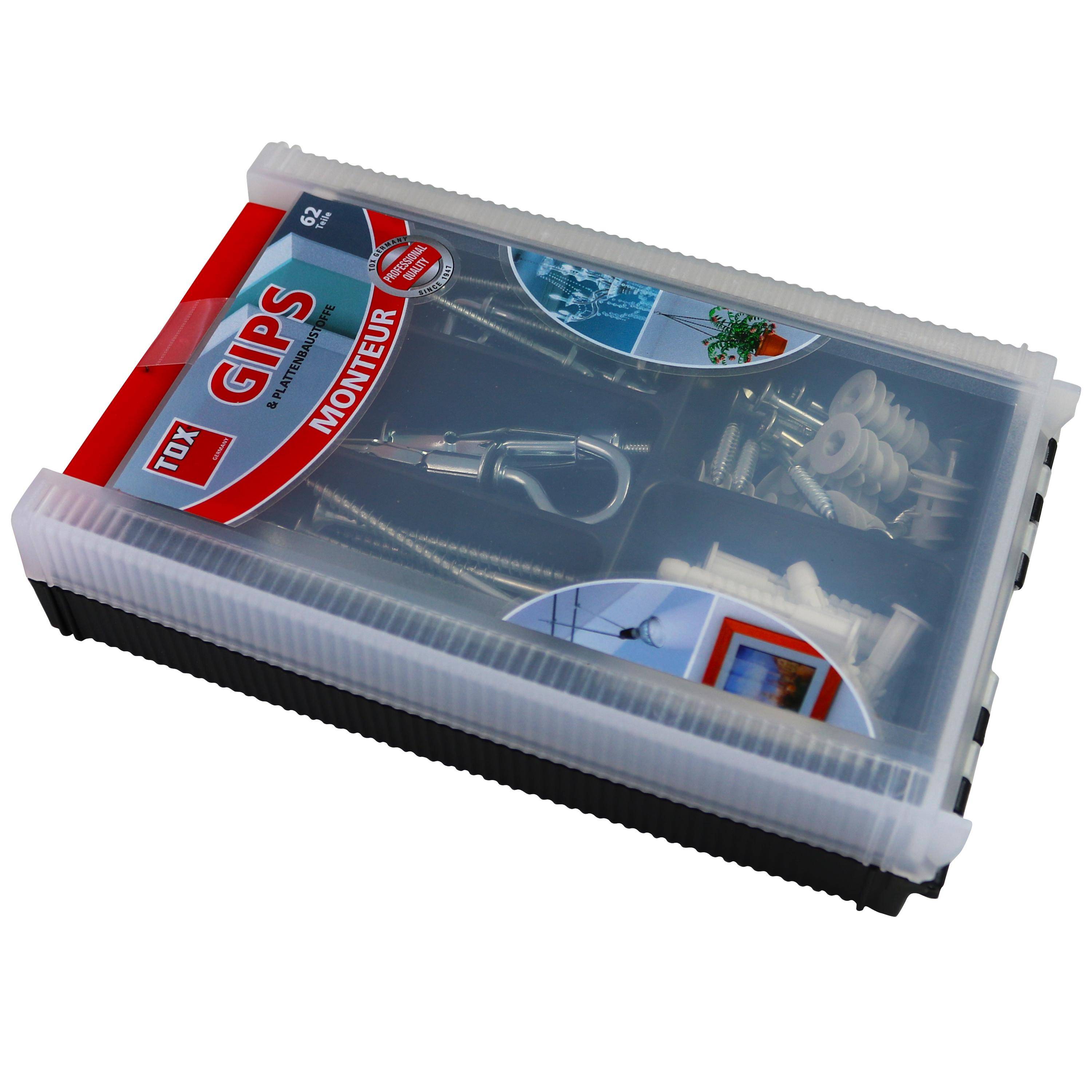 TOX Hohlraum-Sortiment Monteur Gips 62 tlg.