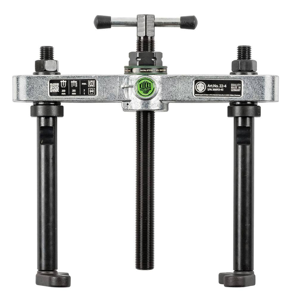 Gegenstütze 22-4 - für Innenauszieher - Spanntiefe 200 mm - Spannweite 70 bis 240 mm - Zugkraft 70 kN - Preis per Stück