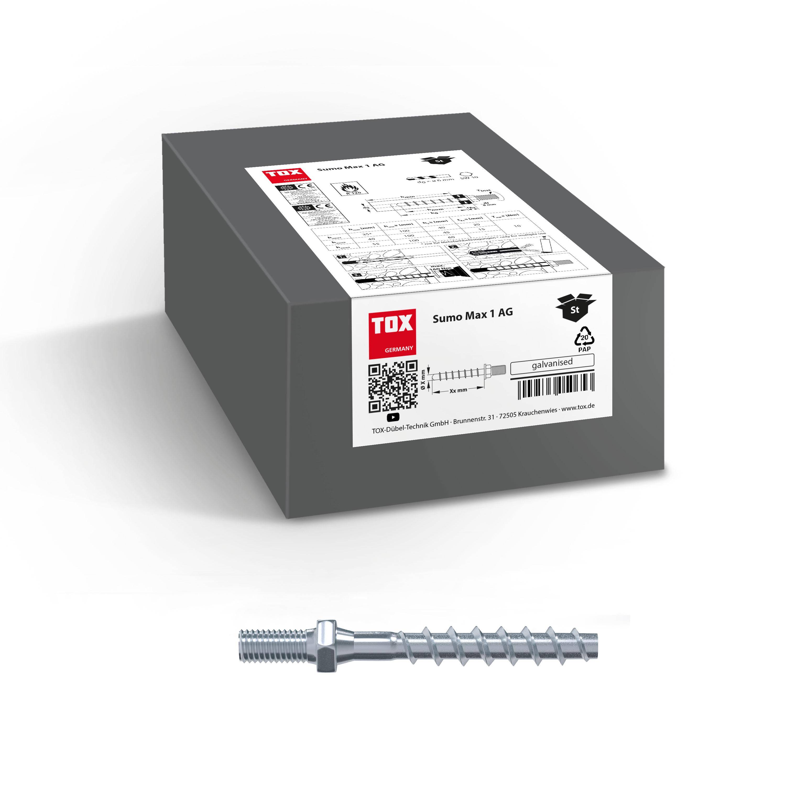 TOX-Dübel-Techn. Betonschraube Sumo Max 1 AG 6x55(VE100)