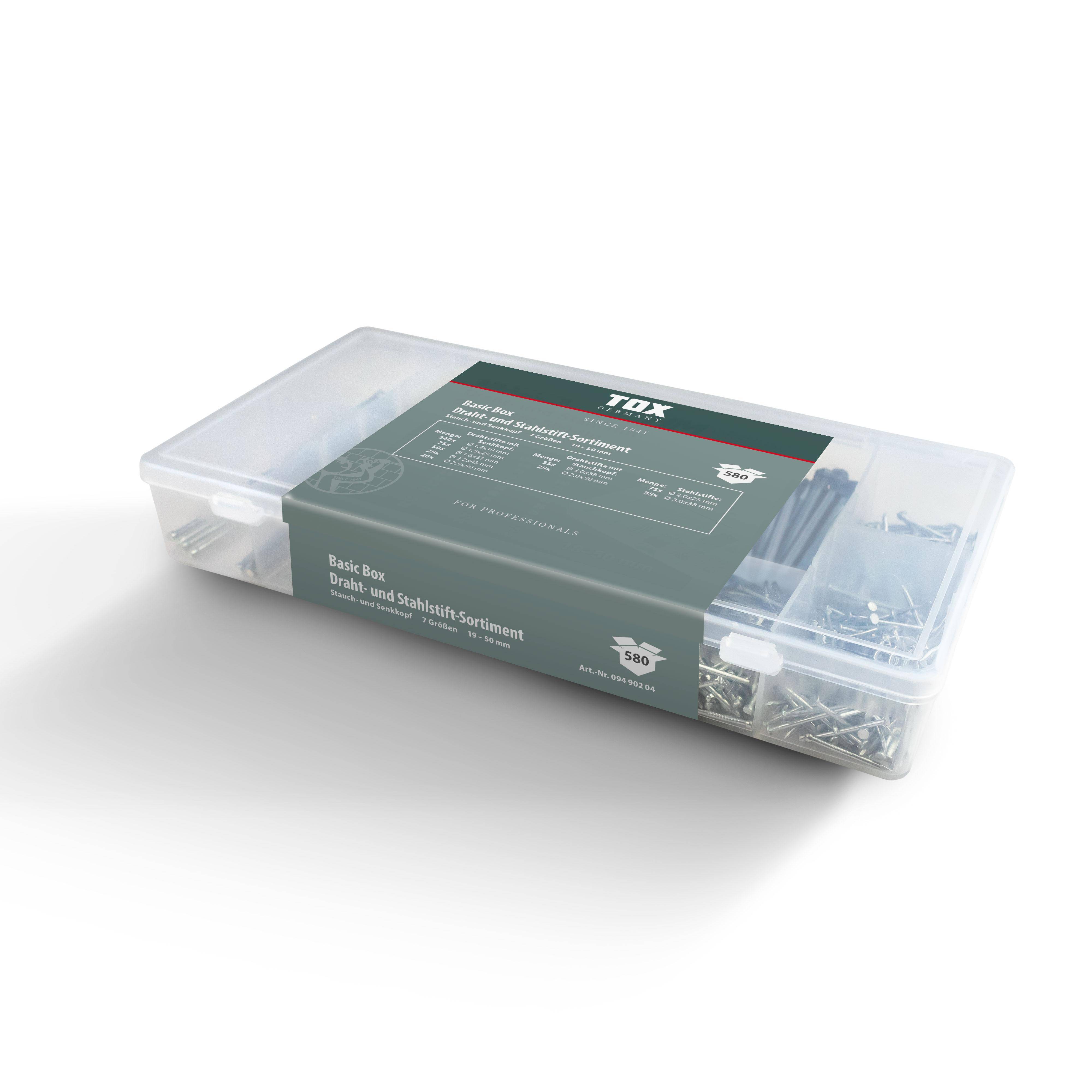 TOX Basic Box Nagel - Sortiment 580 tlg.