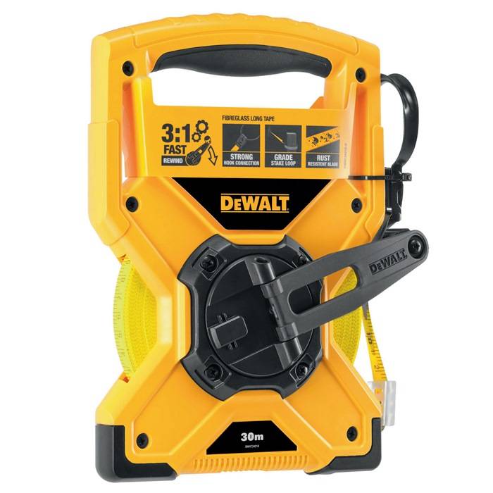 Rahmenbandmaß DWHT34218 L.30m Fiberglas DEWALT
