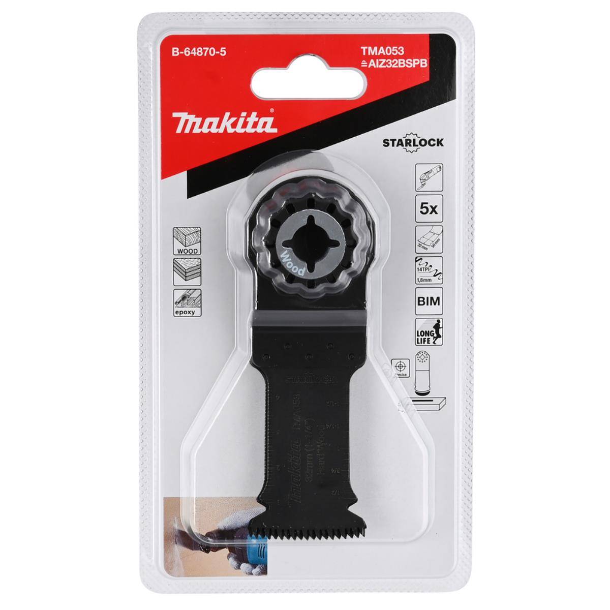 Makita Eintauchsägeblatt Starlock • 32 x 50 mm • HCS