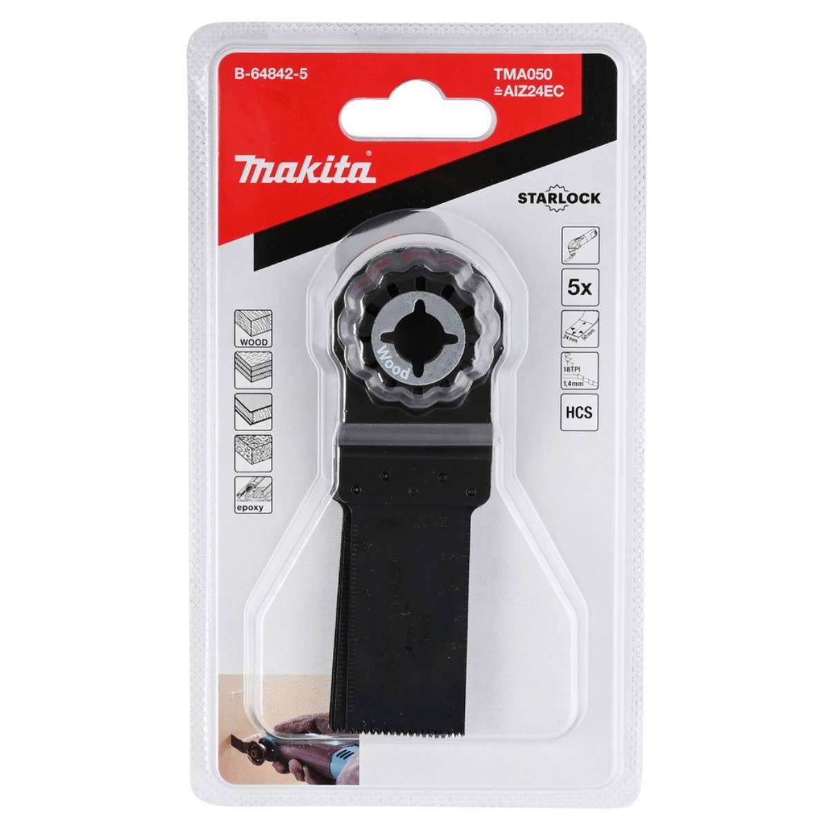 Makita Eintauchsägeblatt Starlock • 24 x 50 mm • HCS