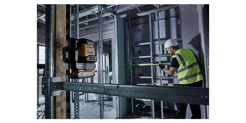 DeWALT Kreuzlinienlaser Compact DCLE34021D1 Arbeitbsber.55m IP54