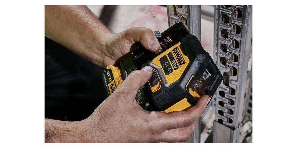 DeWALT Kreuzlinienlaser Compact DCLE34021D1 Arbeitbsber.55m IP54