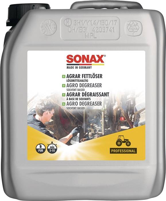 Fettlöser AGRAR lösemittelhaltig 5l Kanister SONAX