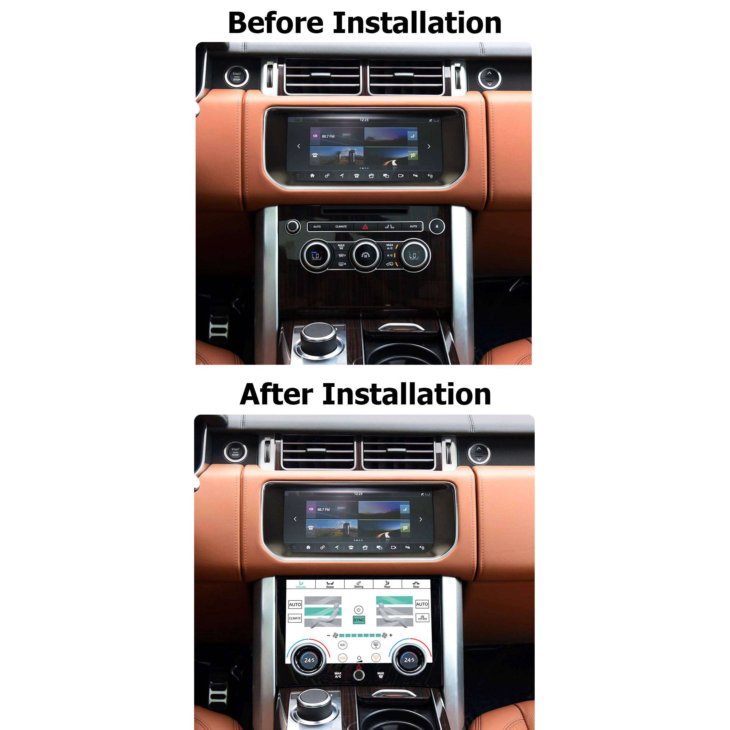 Für Range Rover Vogue L405 13 -17 10" Touchscreen AC Klima Bedienteil