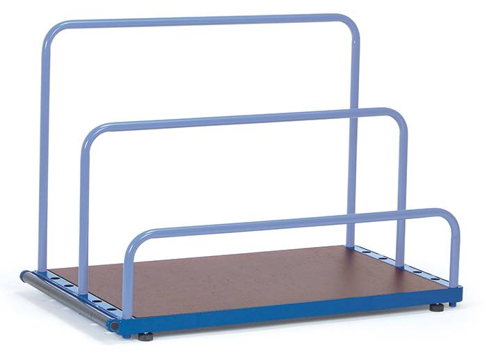 Klappbarer Deckel für Muldenkipper - 2-seitig öffenbar - passend zu Kastenmaß 1321 x 800 x 715 mm