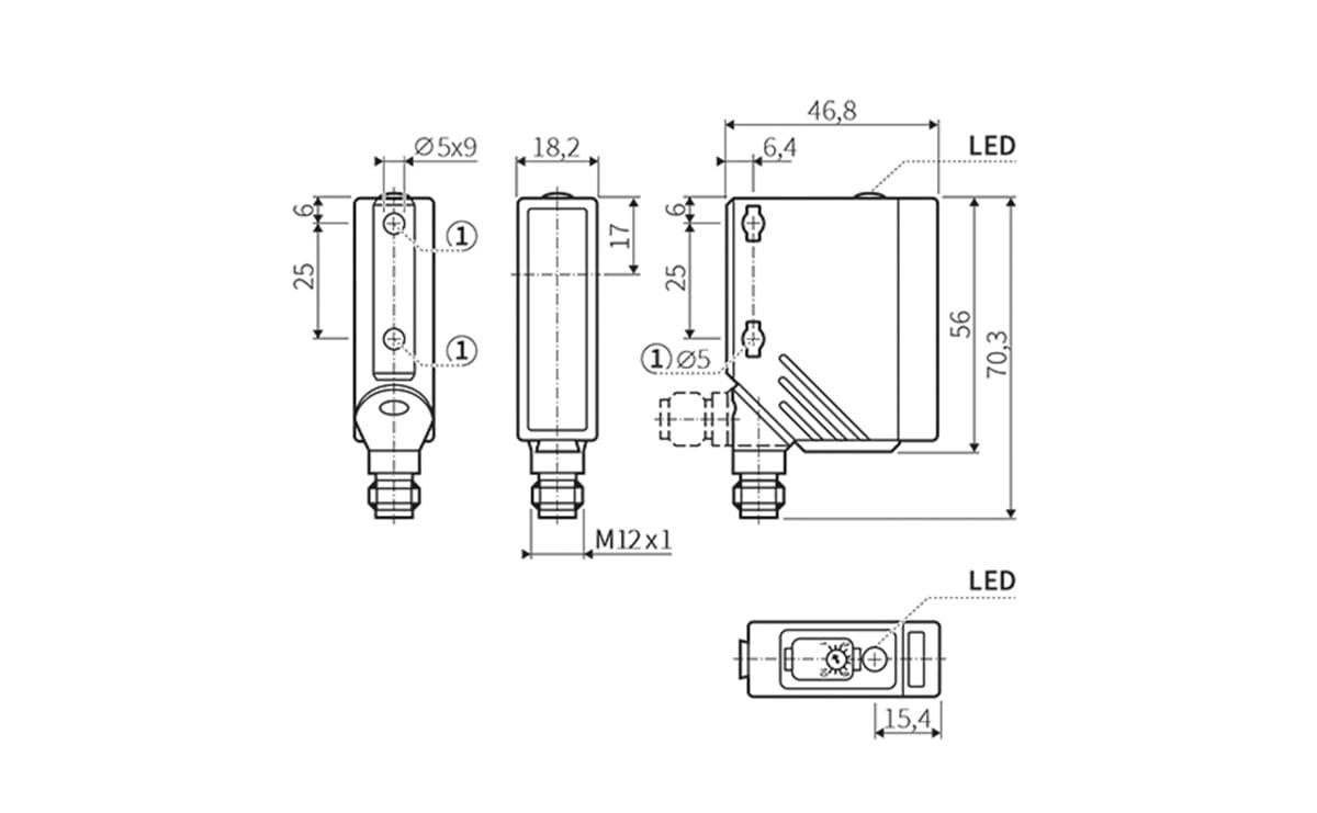 Reflexlichtschranke/ Optischer Sensor - AO006 - autosen