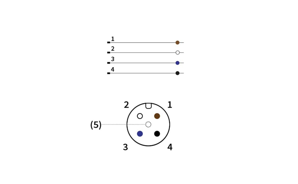 Konfektionierbarer Stecker abgewinkelt M12 IP69k - AA961 - autosen