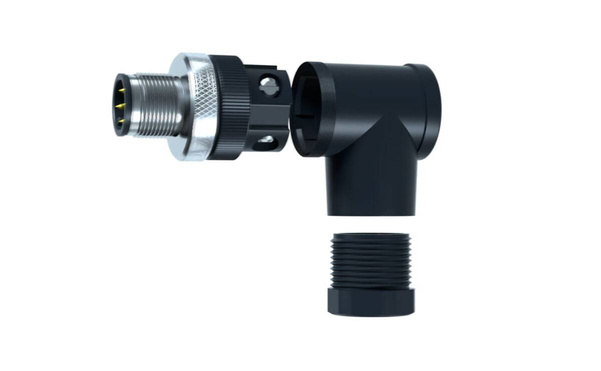 Konfektionierbarer Stecker abgewinkelt M12 - AA946 - autosen