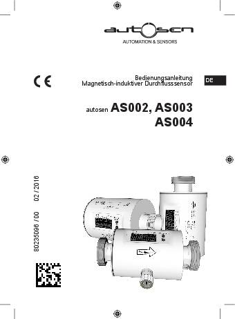 Durchflussmesser magnetisch-induktiv Programmierbar G1/2A - AS002 - autosen