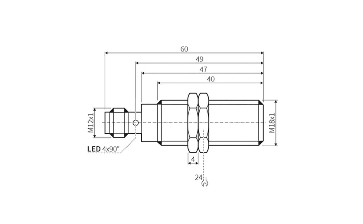 Magnetsensor M18 Schliesser - M18x1 - AM004 - autosen